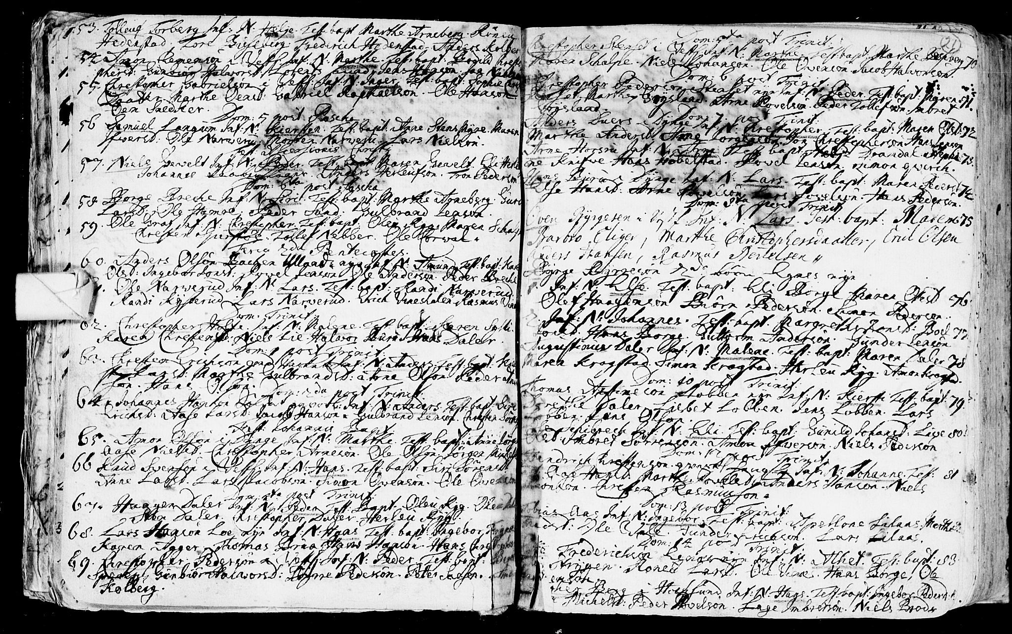 Eiker kirkebøker, AV/SAKO-A-4/F/Fa/L0003: Parish register (official) no. I 3, 1724-1753, p. 21