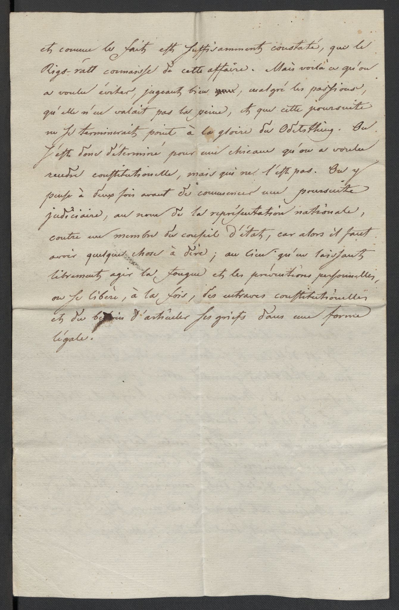Christie, Wilhelm Frimann Koren, AV/RA-PA-0014/F/L0005: Christies dokumenter fra Stortinget, 1815-1816, p. 258