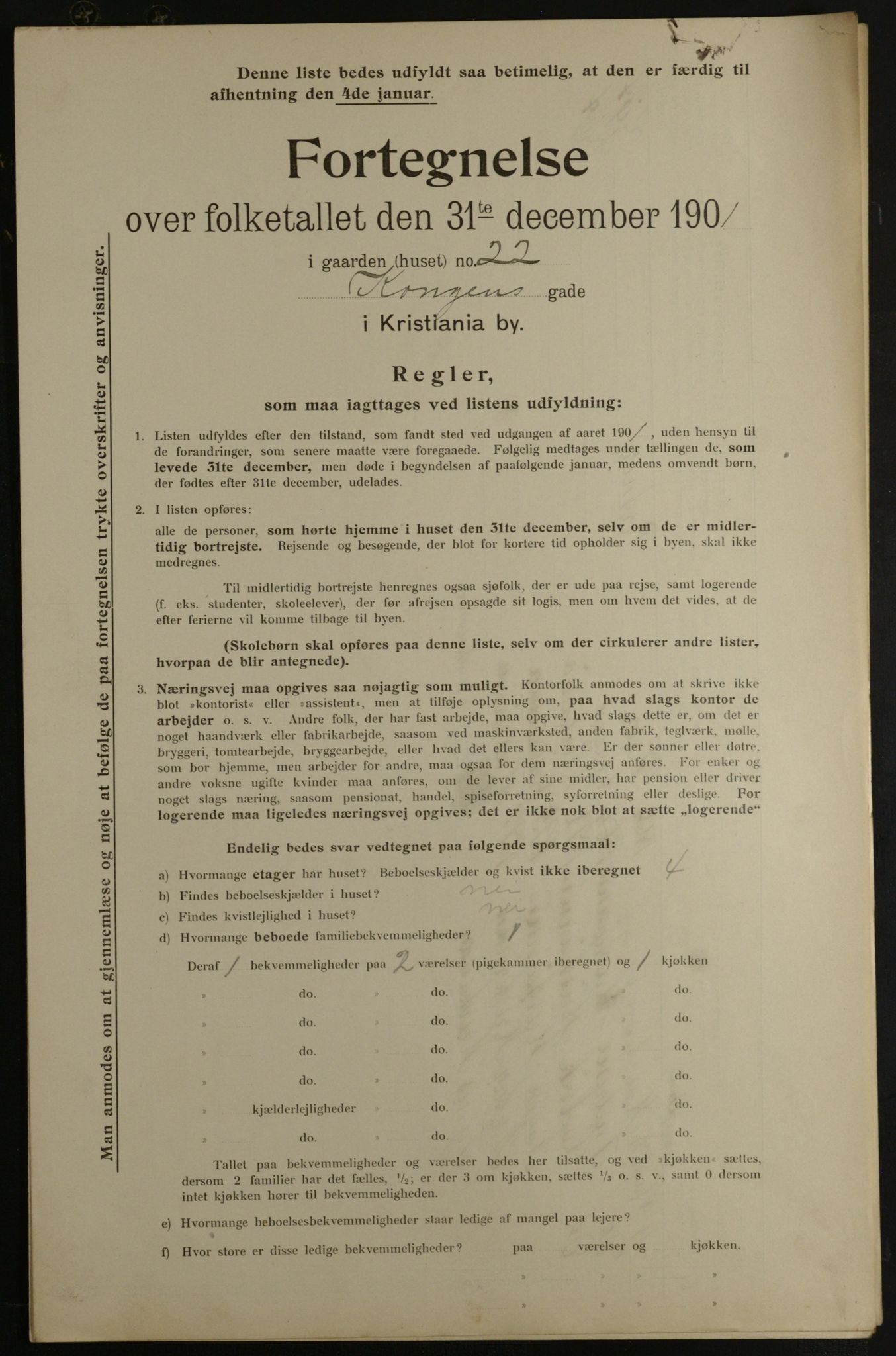 OBA, Municipal Census 1901 for Kristiania, 1901, p. 8133