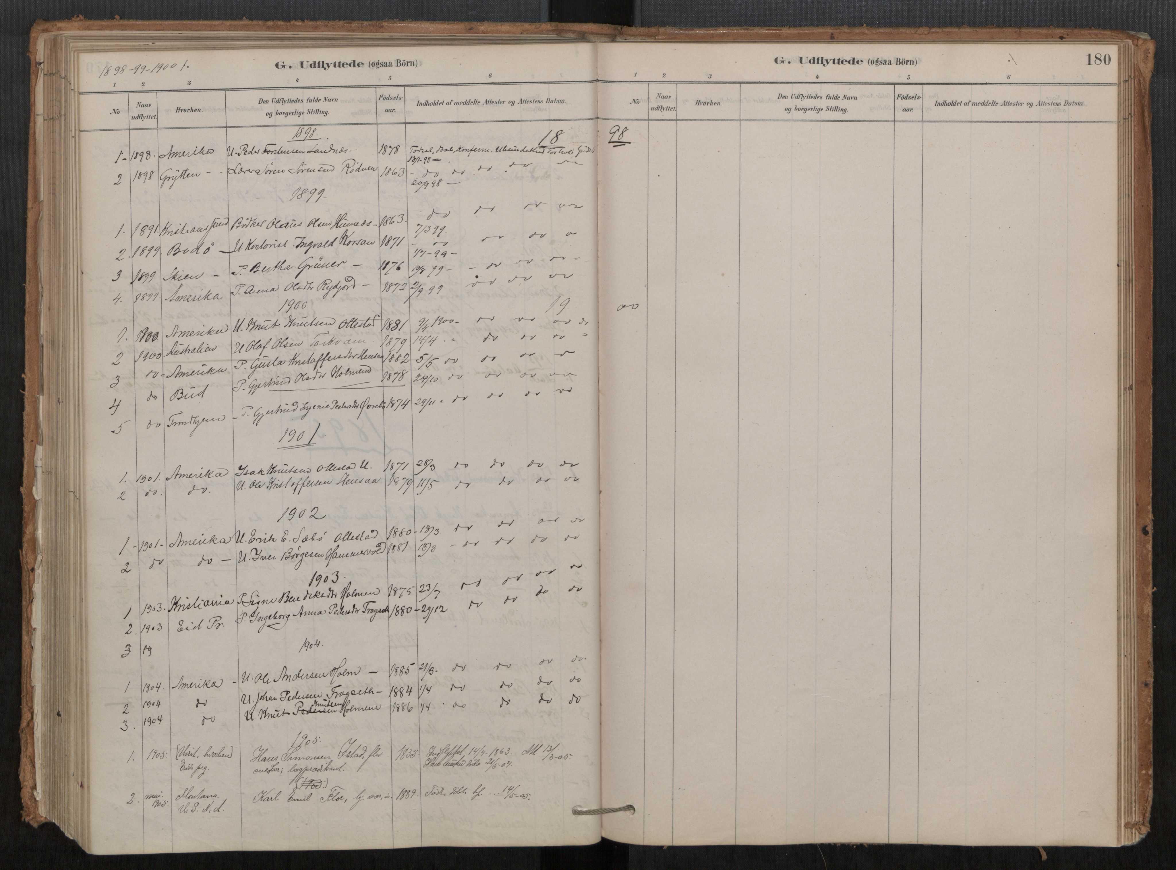 Ministerialprotokoller, klokkerbøker og fødselsregistre - Møre og Romsdal, AV/SAT-A-1454/548/L0615: Parish register (official) no. 548A02, 1878-1906, p. 180