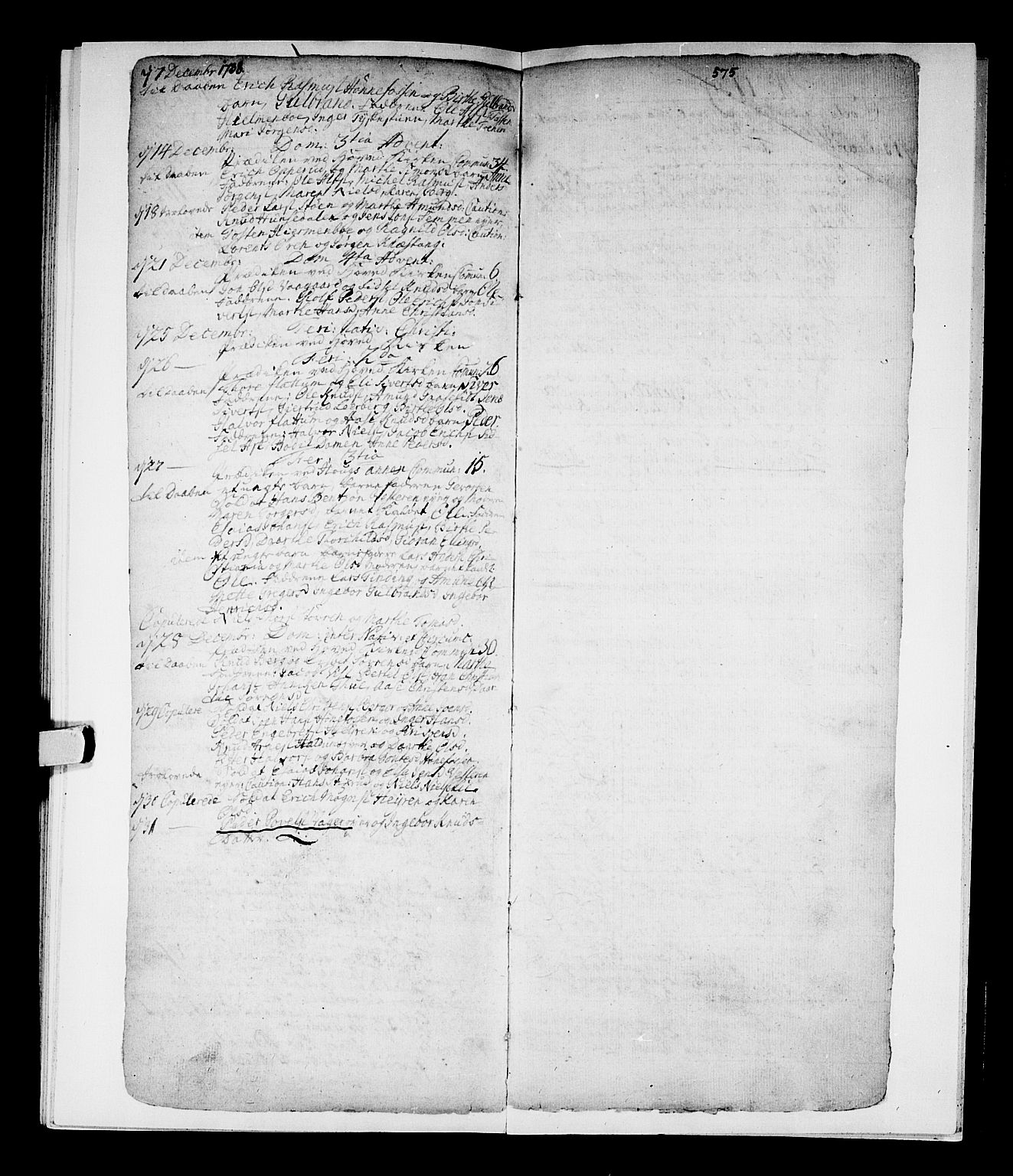 Norderhov kirkebøker, SAKO/A-237/F/Fa/L0002b: Parish register (official) no. 2B, 1726-1739, p. 574-575