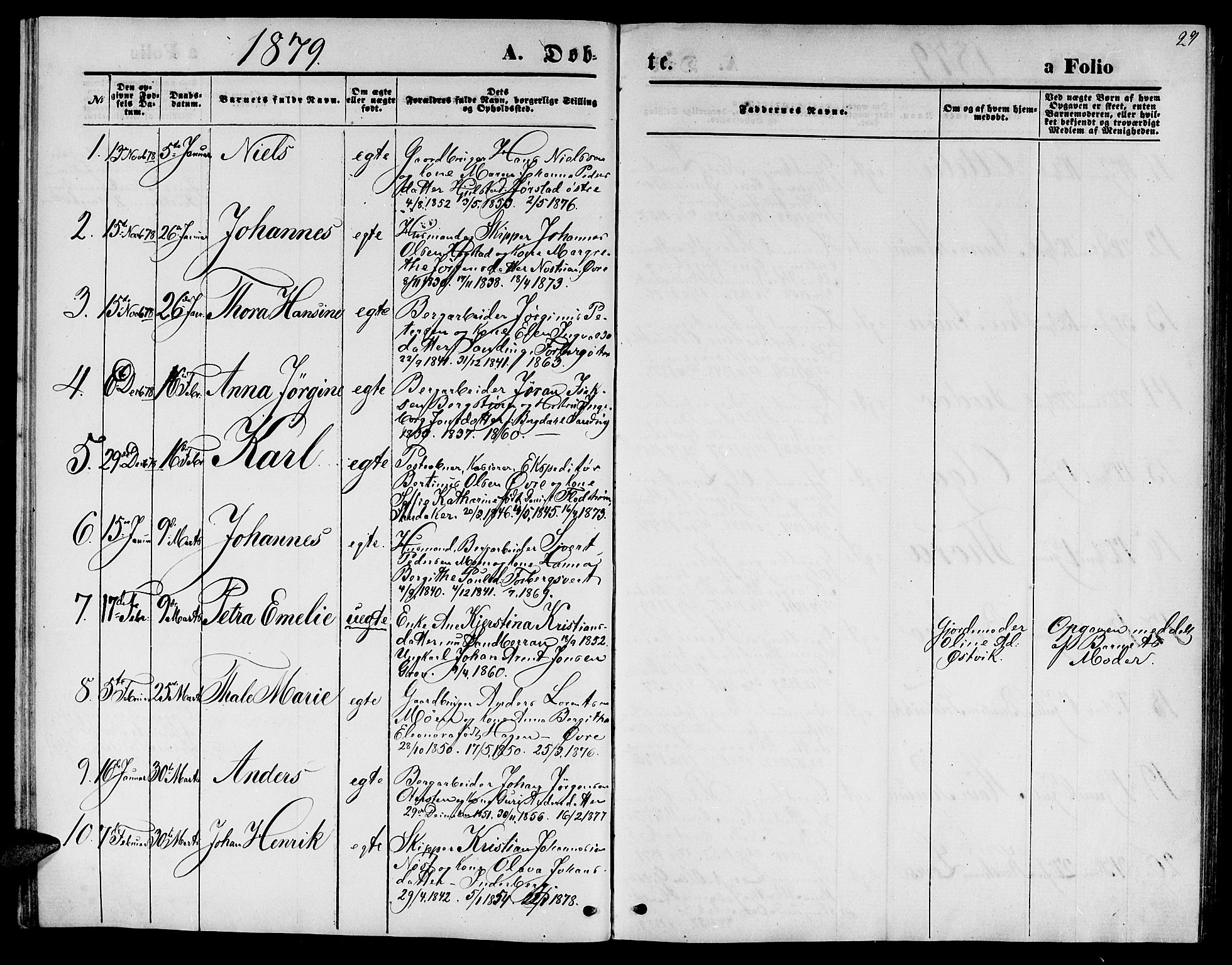 Ministerialprotokoller, klokkerbøker og fødselsregistre - Nord-Trøndelag, SAT/A-1458/722/L0225: Parish register (copy) no. 722C01, 1871-1888, p. 29