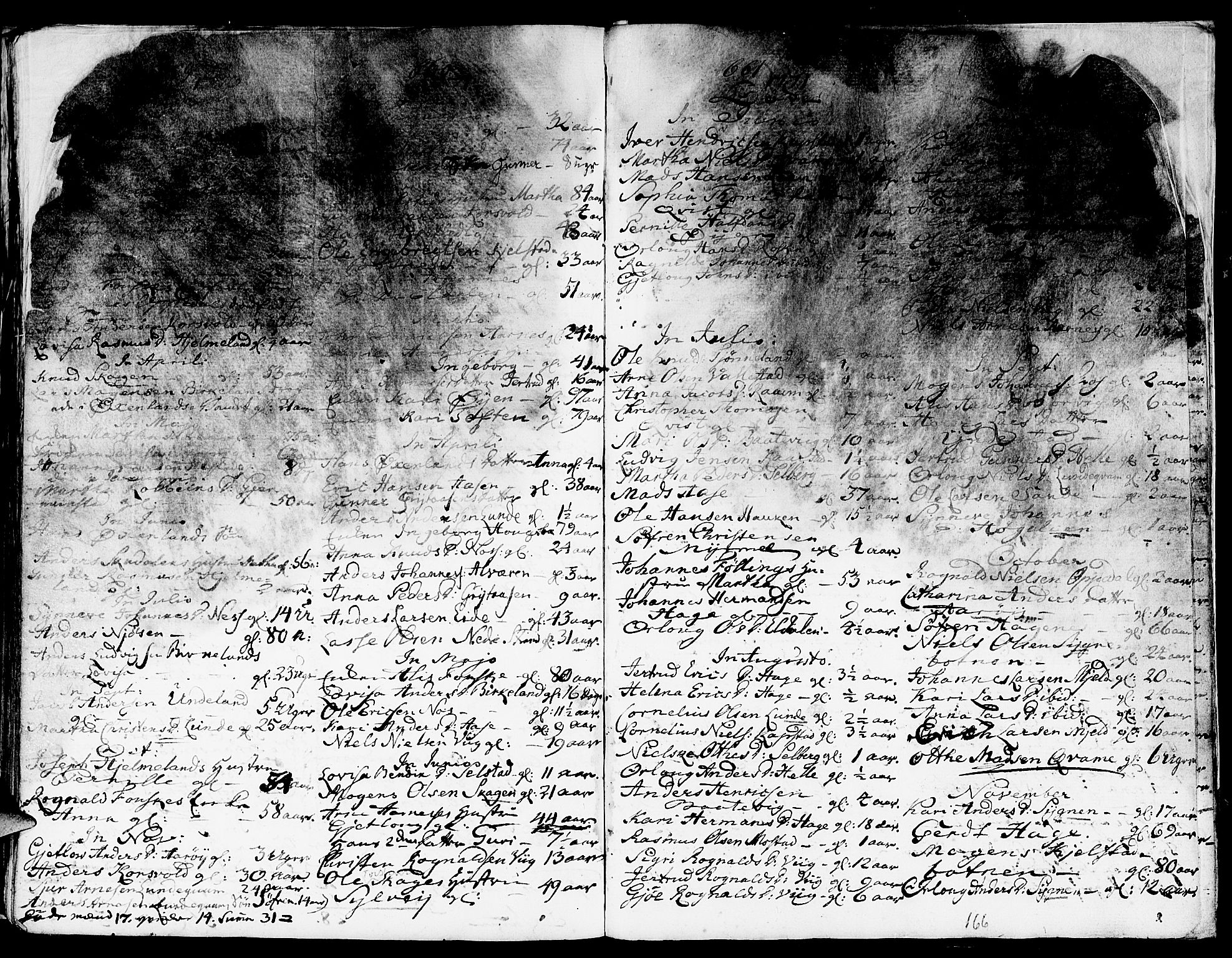 Gaular sokneprestembete, SAB/A-80001/H/Haa: Parish register (official) no. A 1, 1755-1785, p. 166