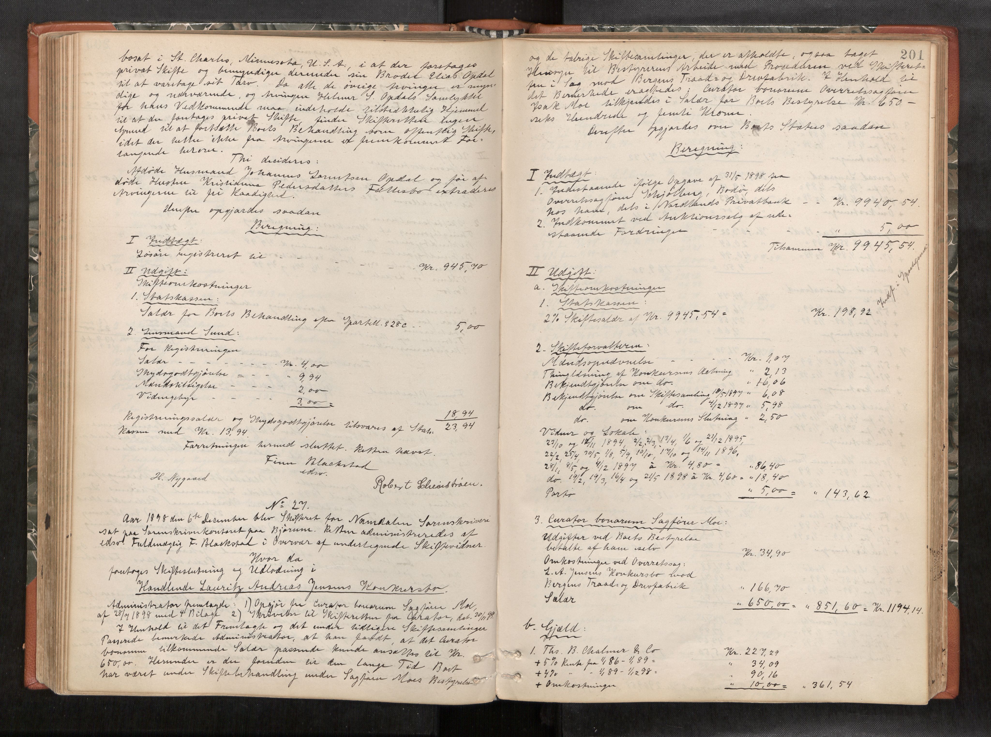 Namdal sorenskriveri, AV/SAT-A-4133/1/3/3A/L0046: Skifteprotokoll nr. 8, 1894-1900, p. 201