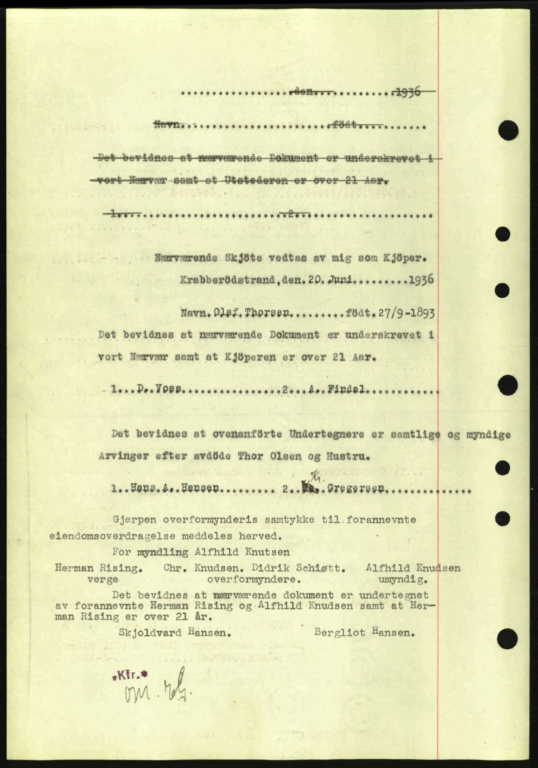 Bamble sorenskriveri, AV/SAKO-A-214/G/Ga/Gag/L0002: Mortgage book no. A-2, 1937-1938, Diary no: : 737/1937