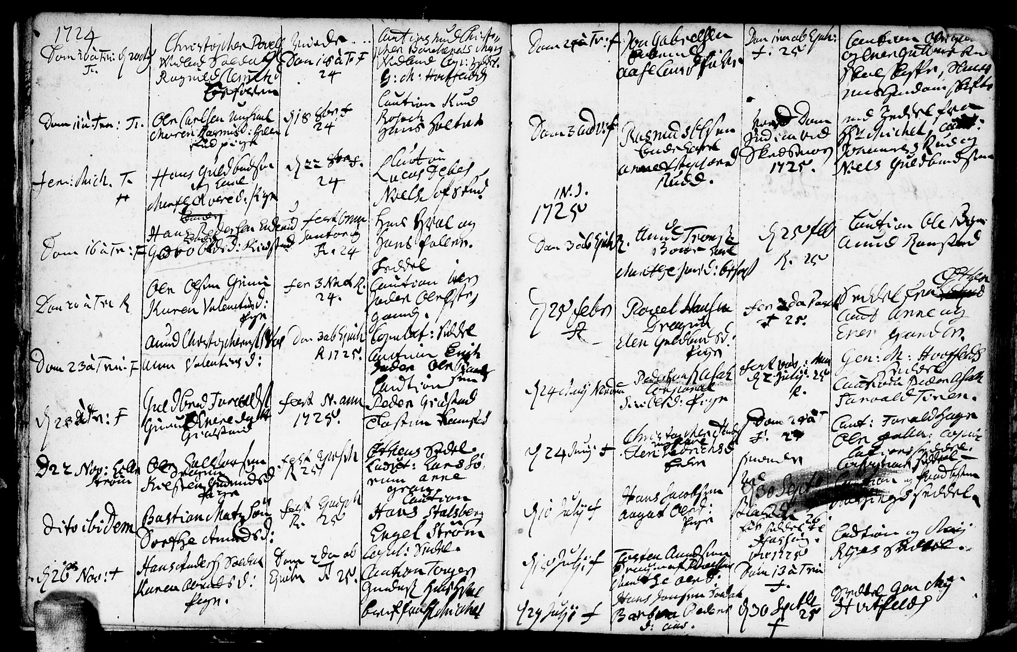 Fet prestekontor Kirkebøker, AV/SAO-A-10370a/F/Fa/L0001: Parish register (official) no. I 1, 1716-1751, p. 10