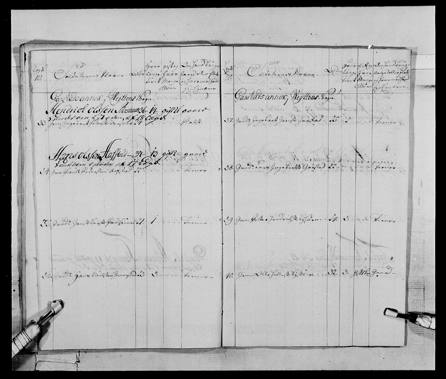 Generalitets- og kommissariatskollegiet, Det kongelige norske kommissariatskollegium, RA/EA-5420/E/Eh/L0070: 1. Trondheimske nasjonale infanteriregiment, 1764-1769, p. 275