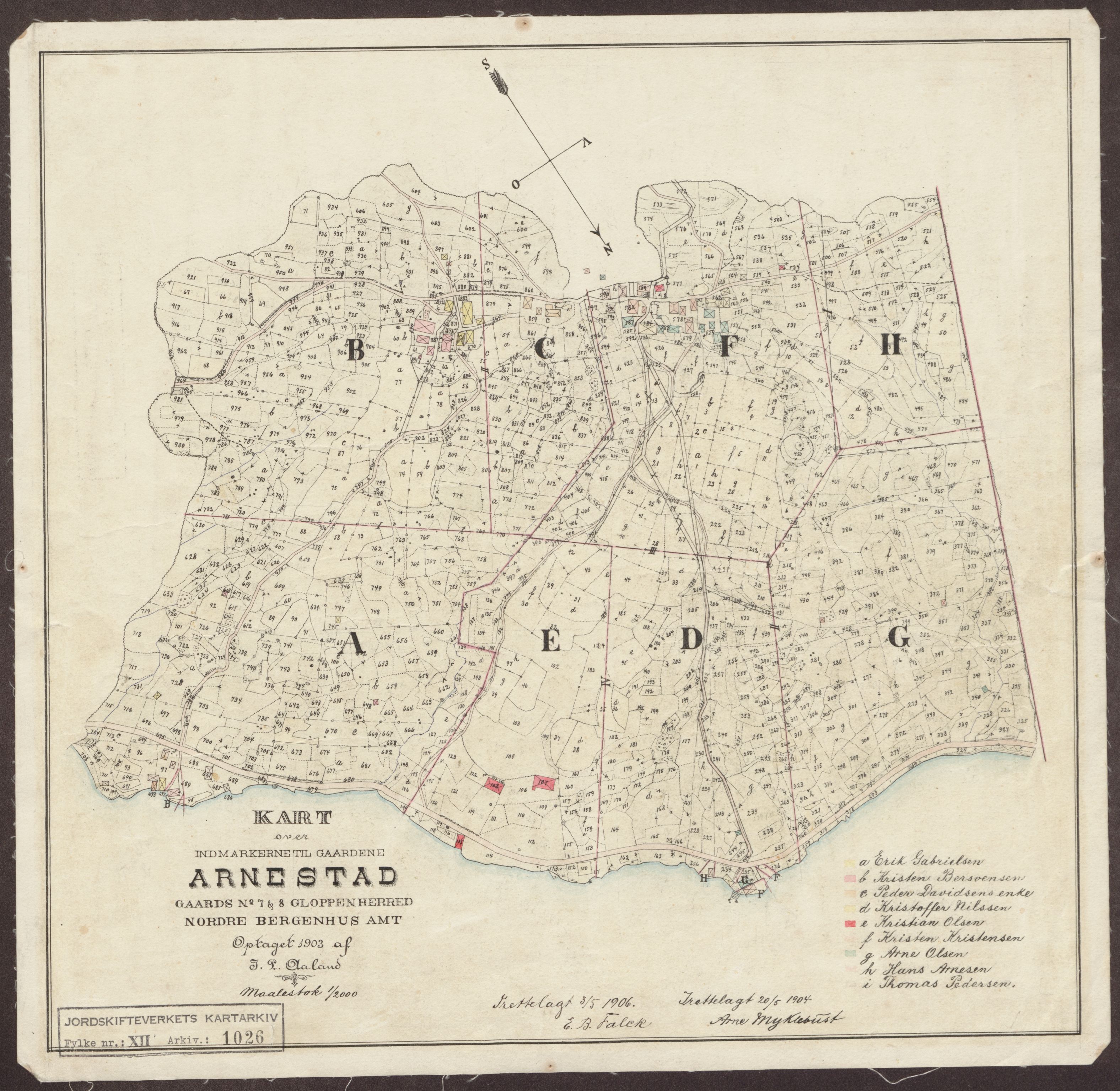 Jordskifteverkets kartarkiv, AV/RA-S-3929/T, 1859-1988, p. 1164