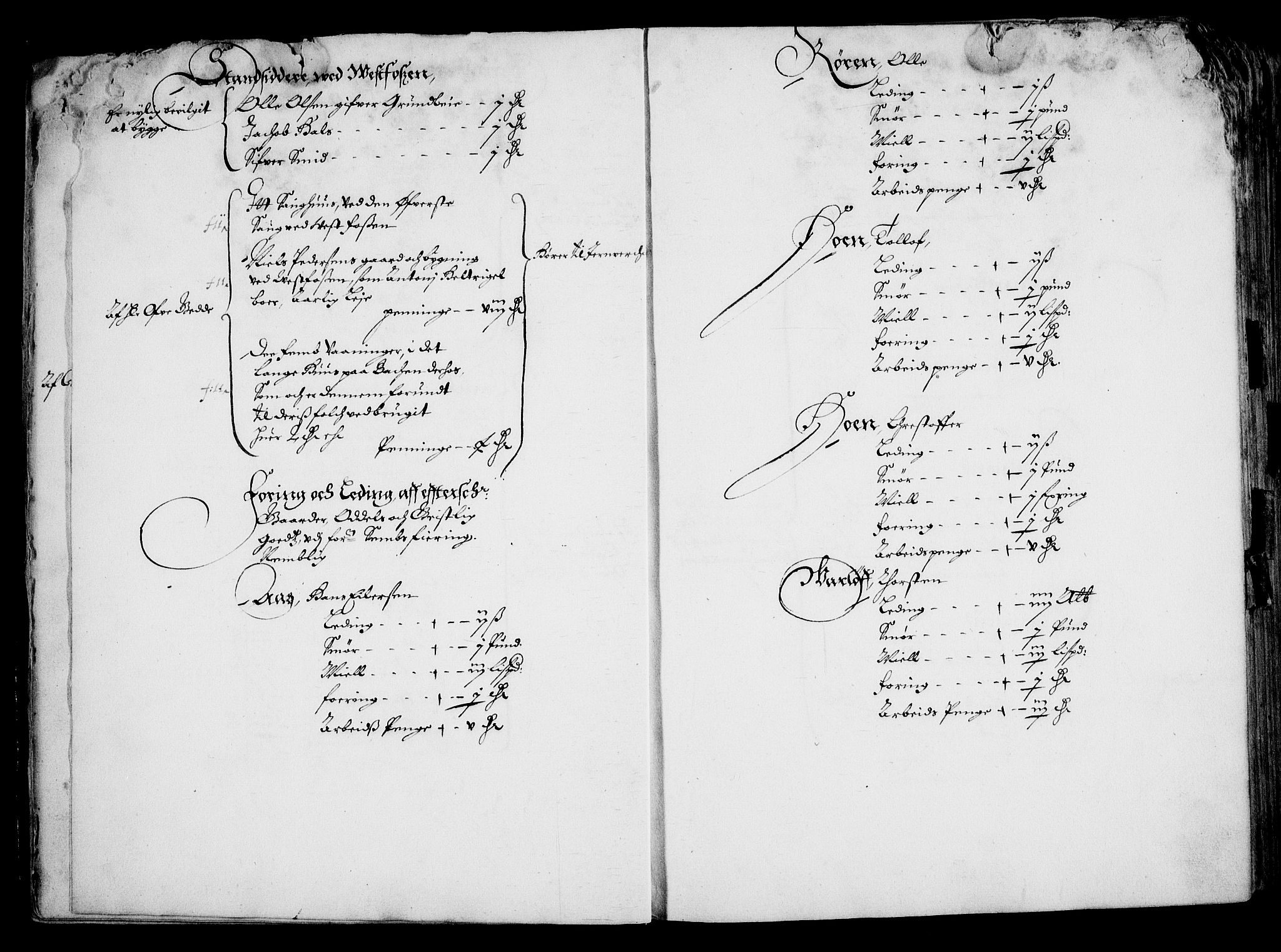 Rentekammeret inntil 1814, Realistisk ordnet avdeling, AV/RA-EA-4070/On/L0001/0001: Statens gods / [Jj 1]: Jordebok over Hannibal Sehesteds gods, 1651, p. 12