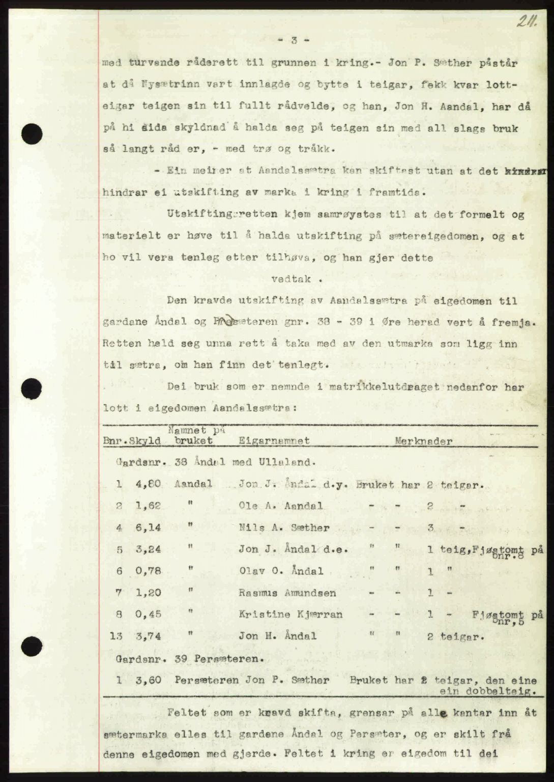 Nordmøre sorenskriveri, AV/SAT-A-4132/1/2/2Ca: Mortgage book no. A104, 1947-1947, Diary no: : 426/1947