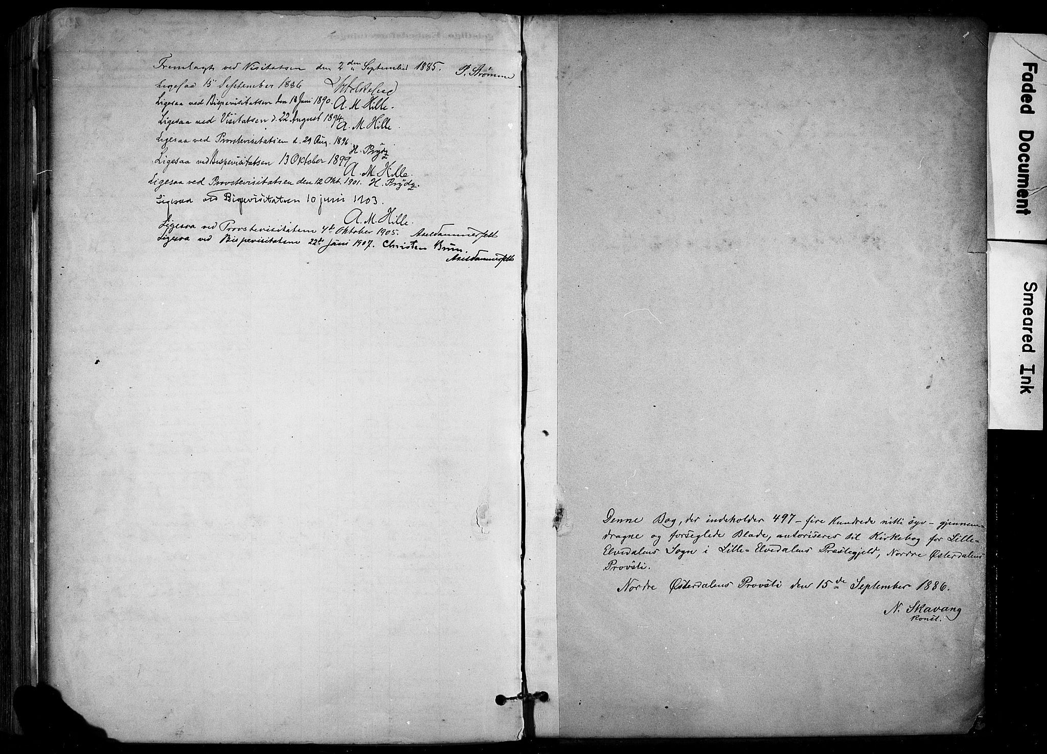 Alvdal prestekontor, SAH/PREST-060/H/Ha/Haa/L0002: Parish register (official) no. 2, 1883-1906