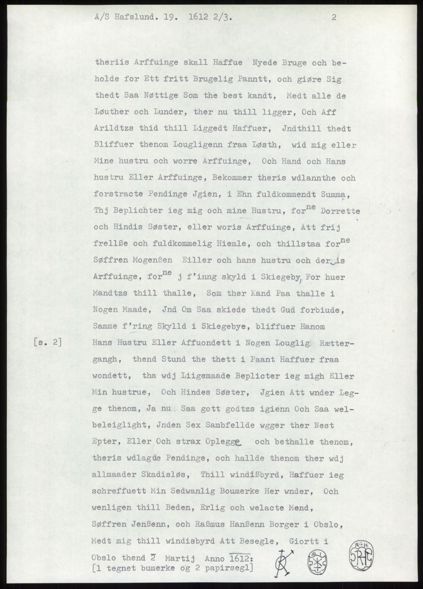 Samlinger til kildeutgivelse, Diplomavskriftsamlingen, AV/RA-EA-4053/H/Ha, p. 204