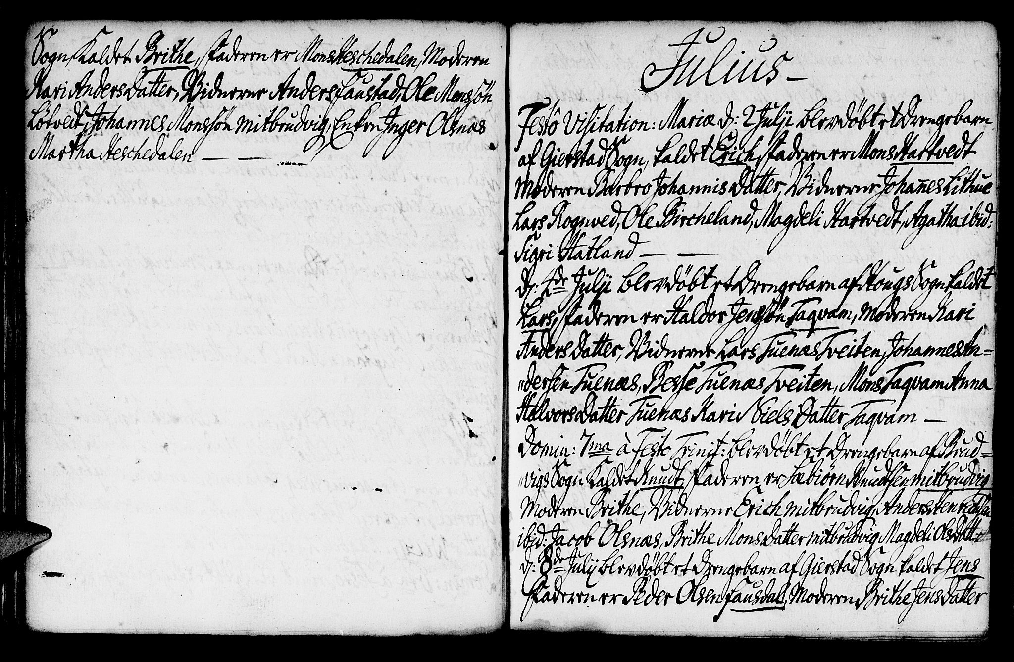 Haus sokneprestembete, AV/SAB-A-75601/H/Haa: Parish register (official) no. A 8, 1754-1769, p. 38