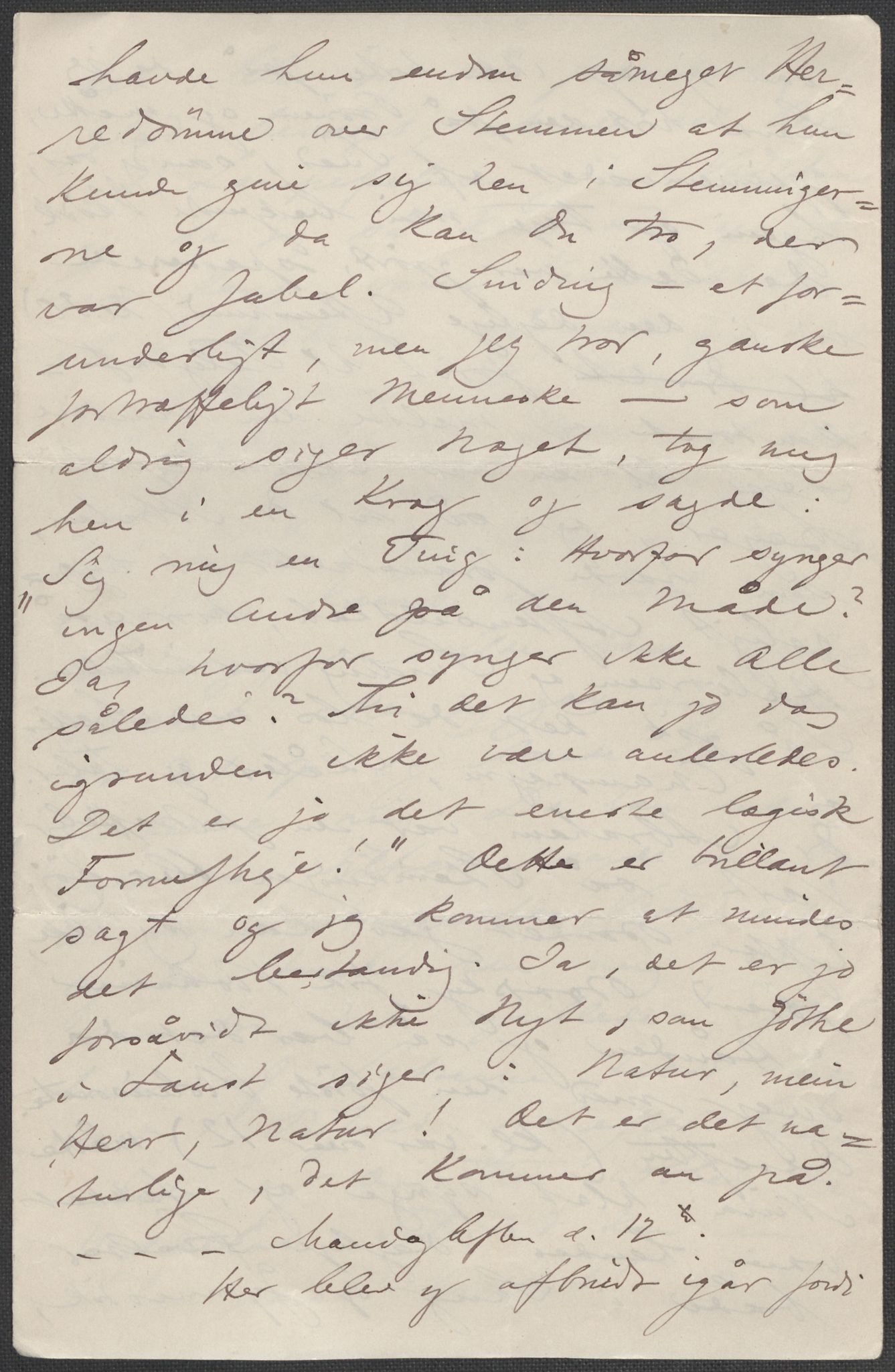 Beyer, Frants, AV/RA-PA-0132/F/L0001: Brev fra Edvard Grieg til Frantz Beyer og "En del optegnelser som kan tjene til kommentar til brevene" av Marie Beyer, 1872-1907, p. 231