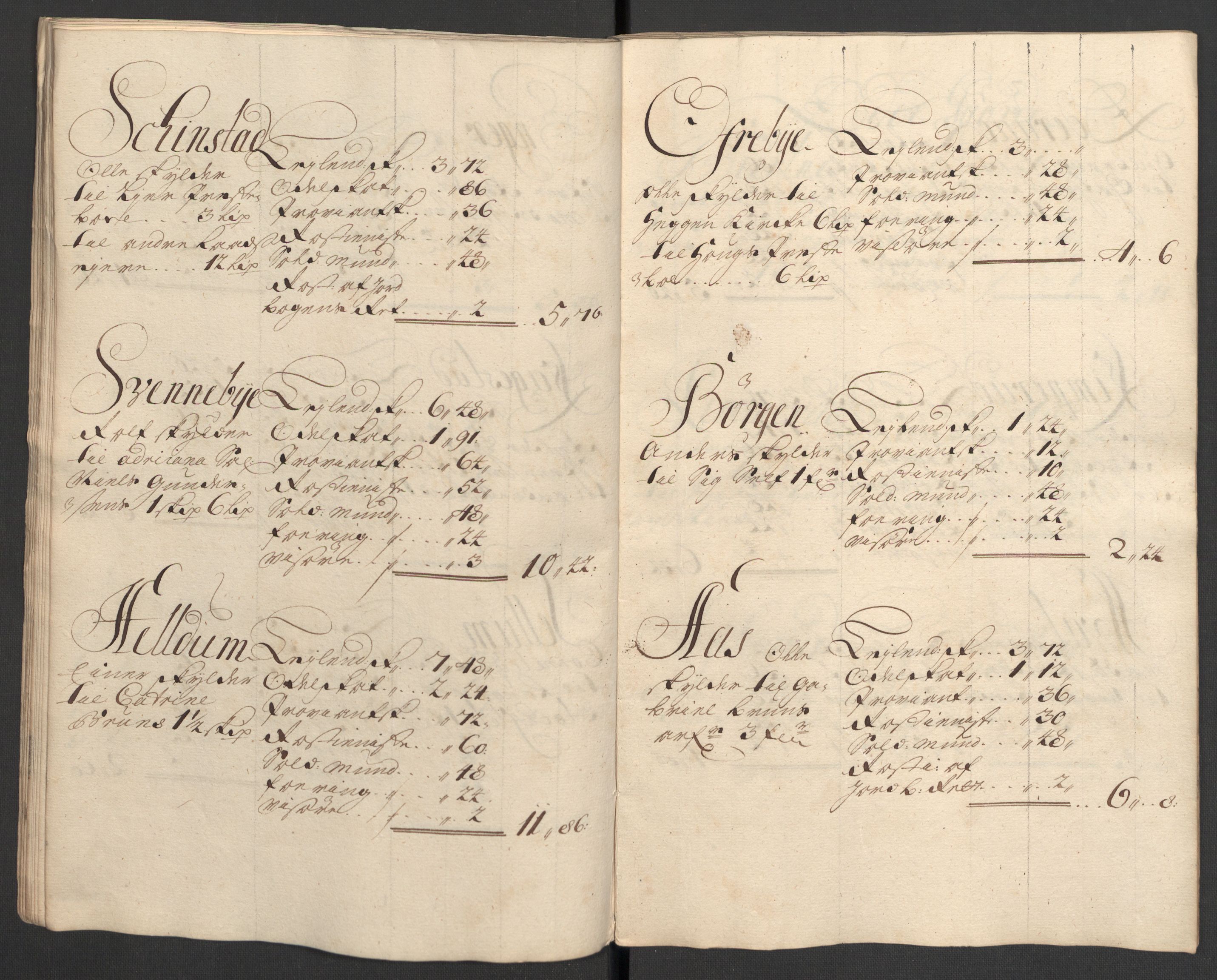 Rentekammeret inntil 1814, Reviderte regnskaper, Fogderegnskap, RA/EA-4092/R31/L1702: Fogderegnskap Hurum, Røyken, Eiker, Lier og Buskerud, 1708, p. 159