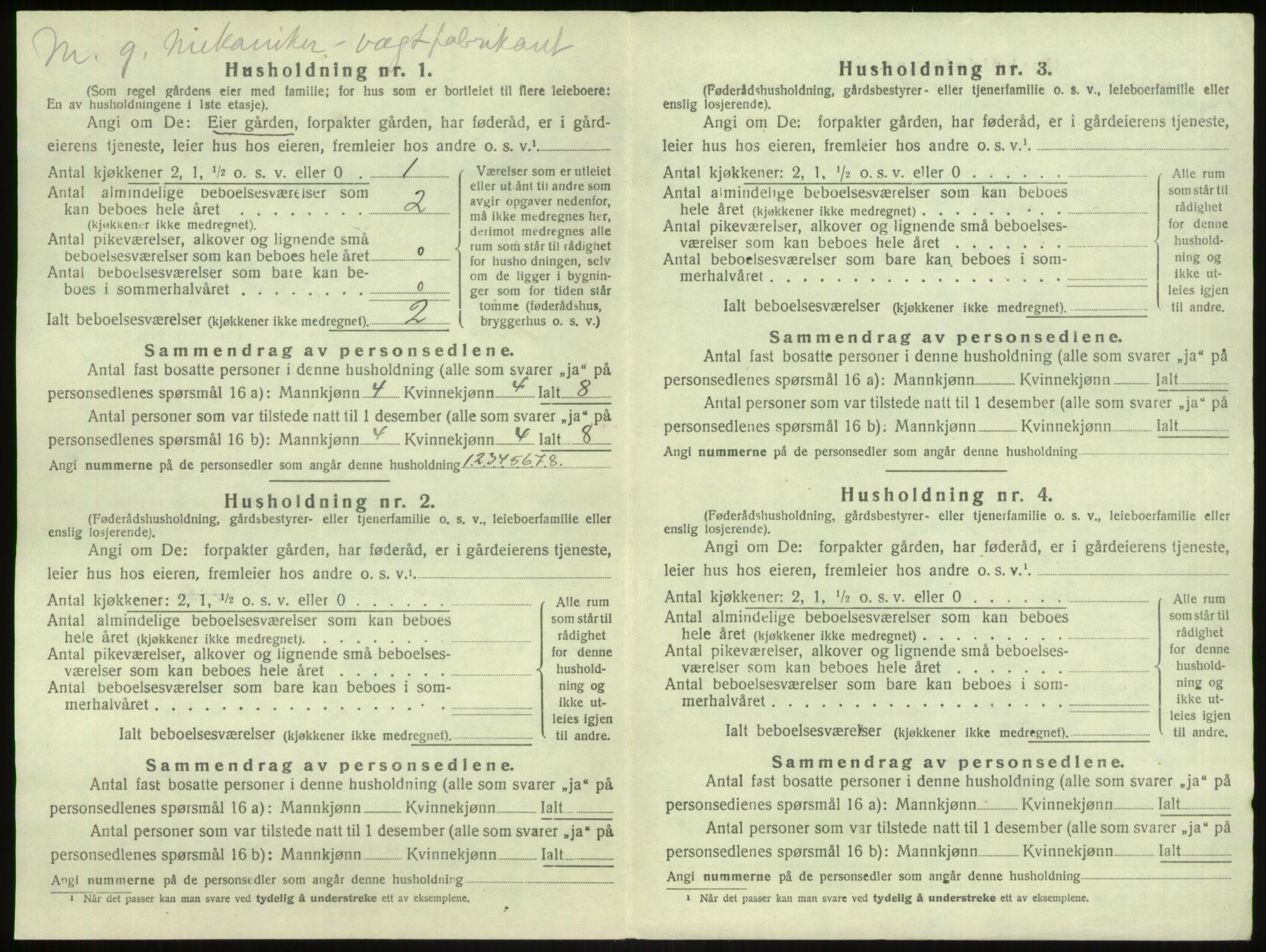 SAB, 1920 census for Lindås, 1920, p. 946