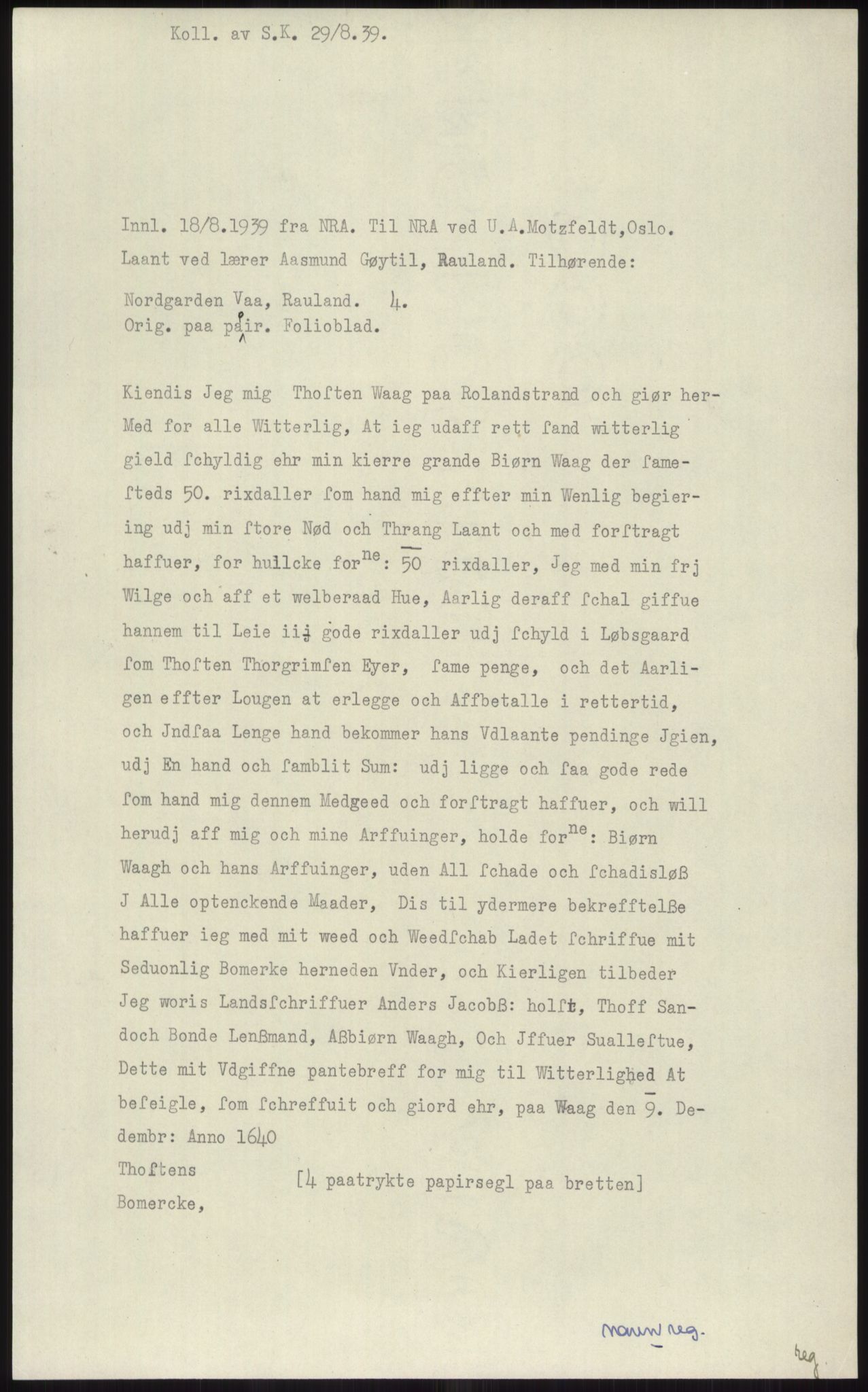 Samlinger til kildeutgivelse, Diplomavskriftsamlingen, AV/RA-EA-4053/H/Ha, p. 3863