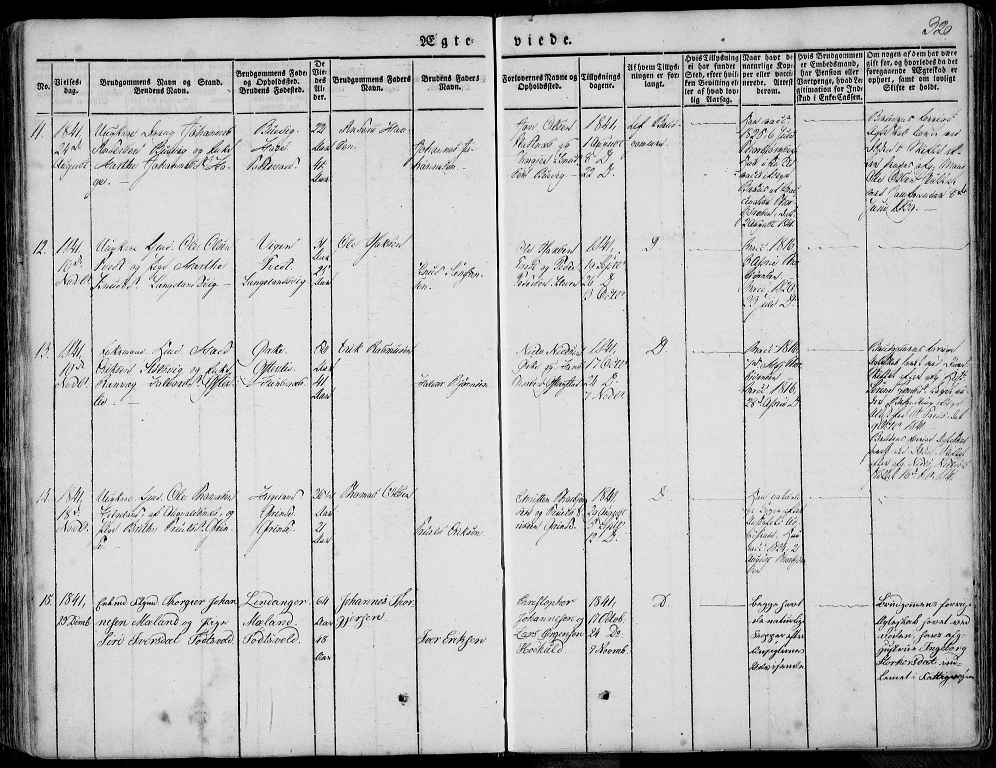 Skjold sokneprestkontor, AV/SAST-A-101847/H/Ha/Haa/L0006: Parish register (official) no. A 6.1, 1835-1858, p. 320