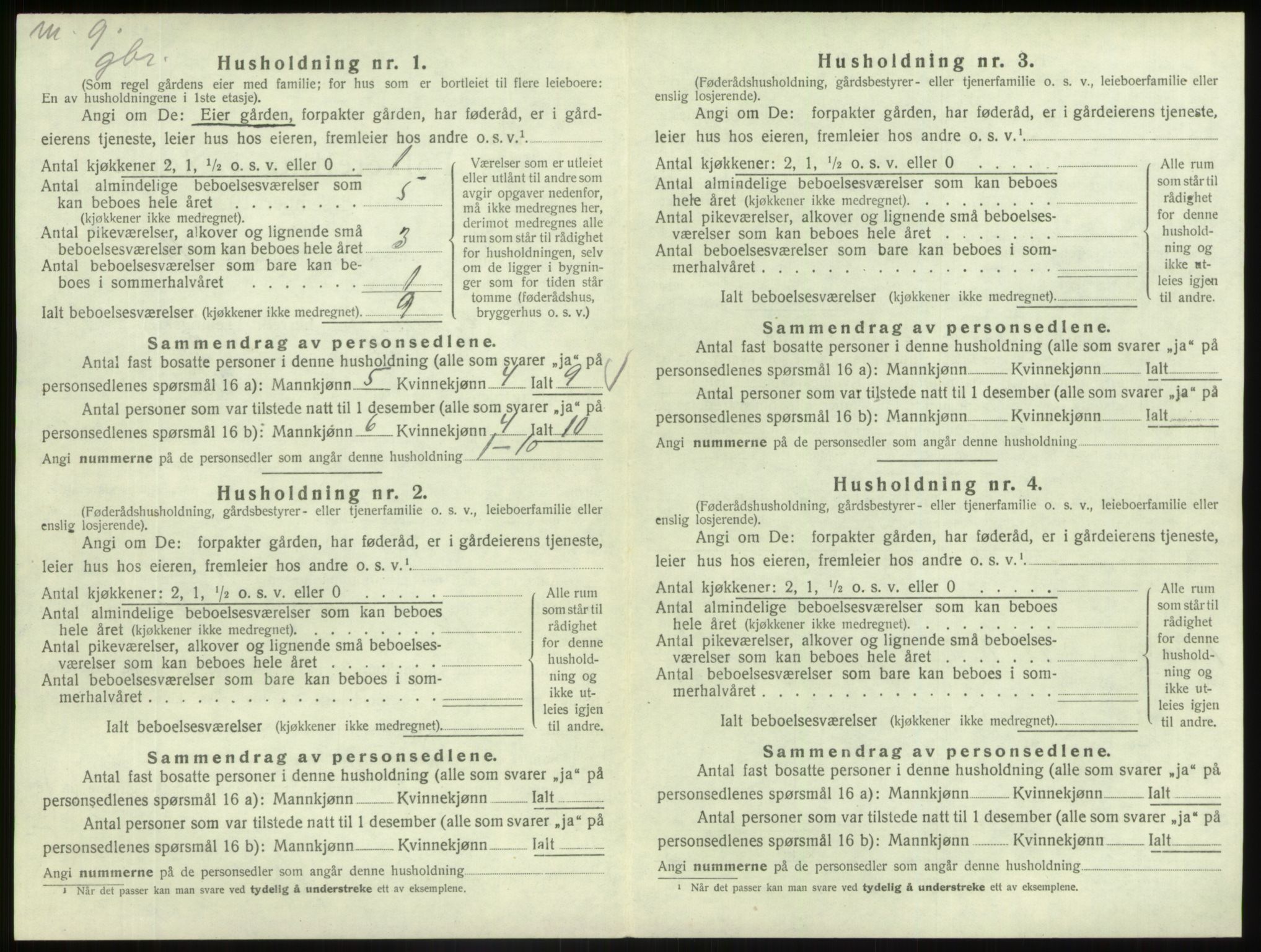 SAB, 1920 census for Askvoll, 1920, p. 1059