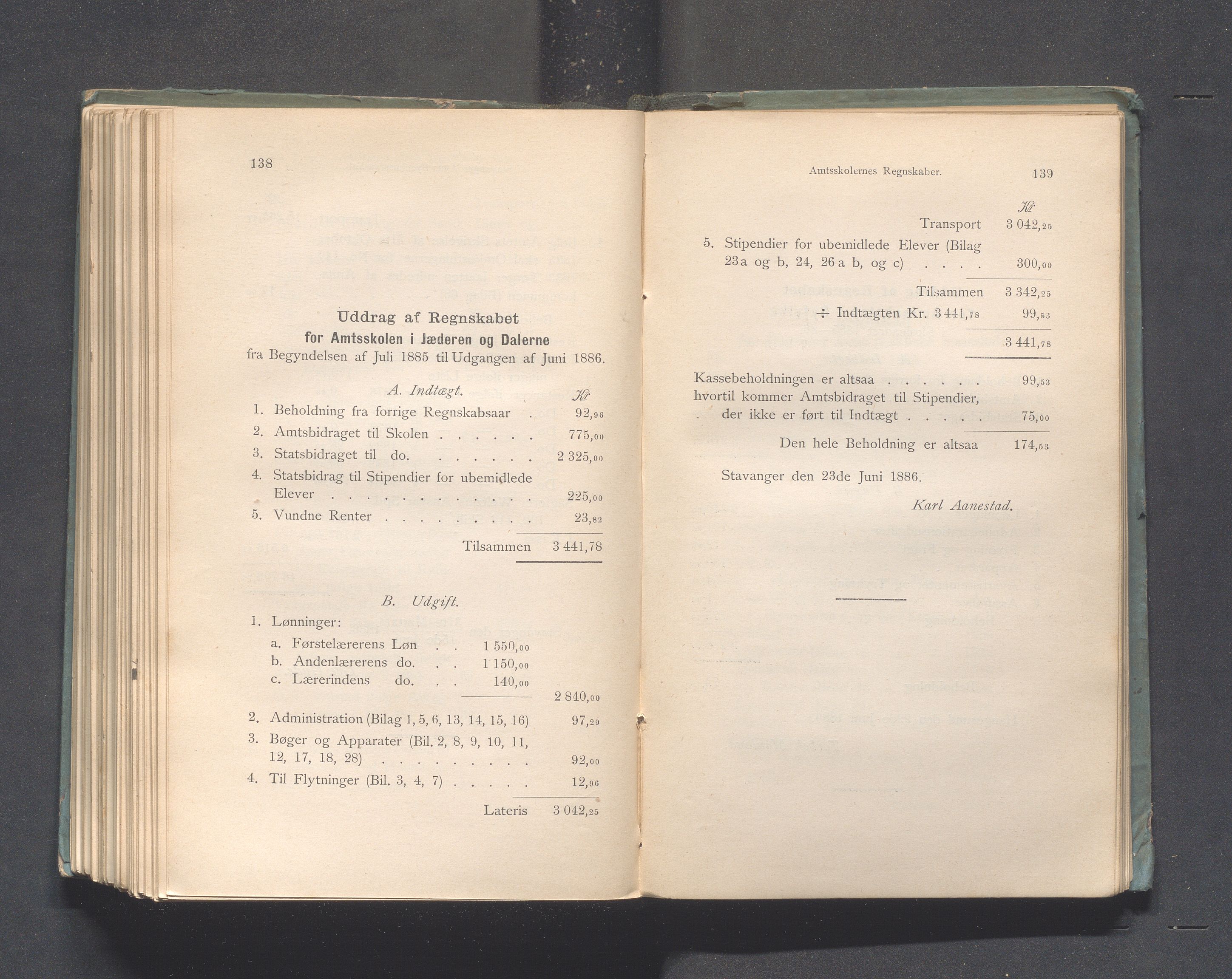 Rogaland fylkeskommune - Fylkesrådmannen , IKAR/A-900/A, 1886, p. 376