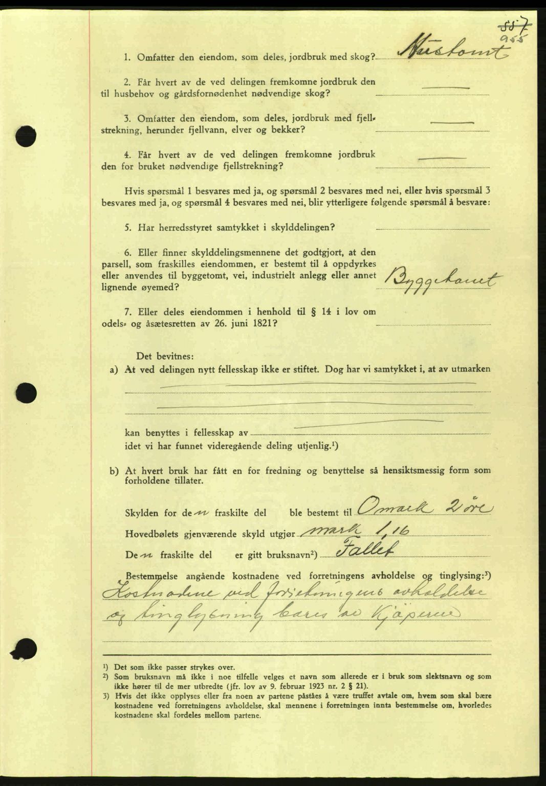 Nordmøre sorenskriveri, AV/SAT-A-4132/1/2/2Ca: Mortgage book no. A92, 1942-1942, Diary no: : 1560/1942