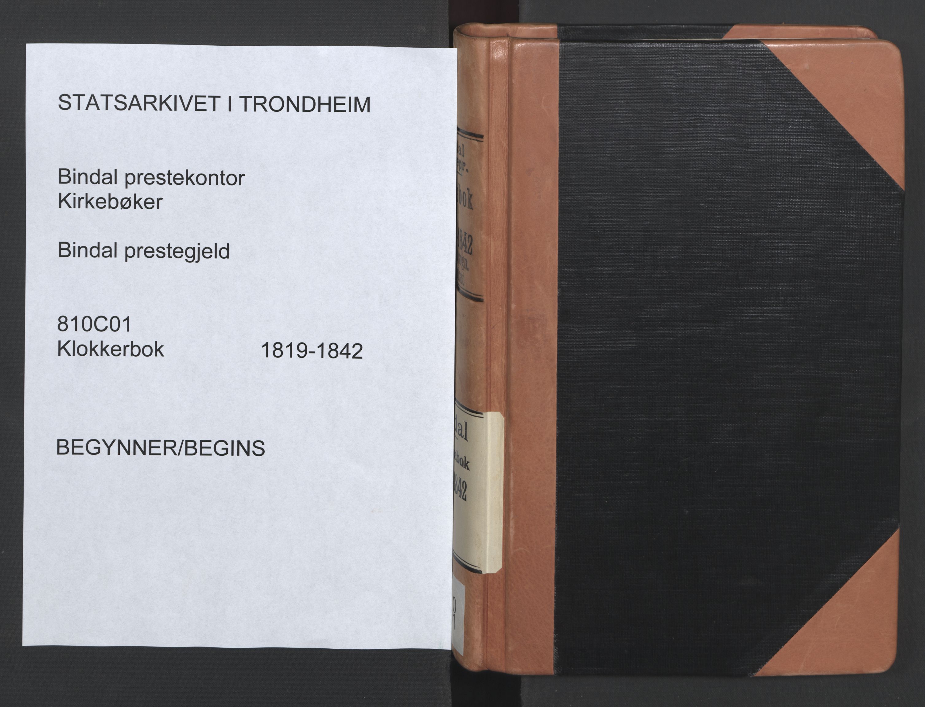 Ministerialprotokoller, klokkerbøker og fødselsregistre - Nordland, SAT/A-1459/810/L0157: Parish register (copy) no. 810C01, 1819-1842
