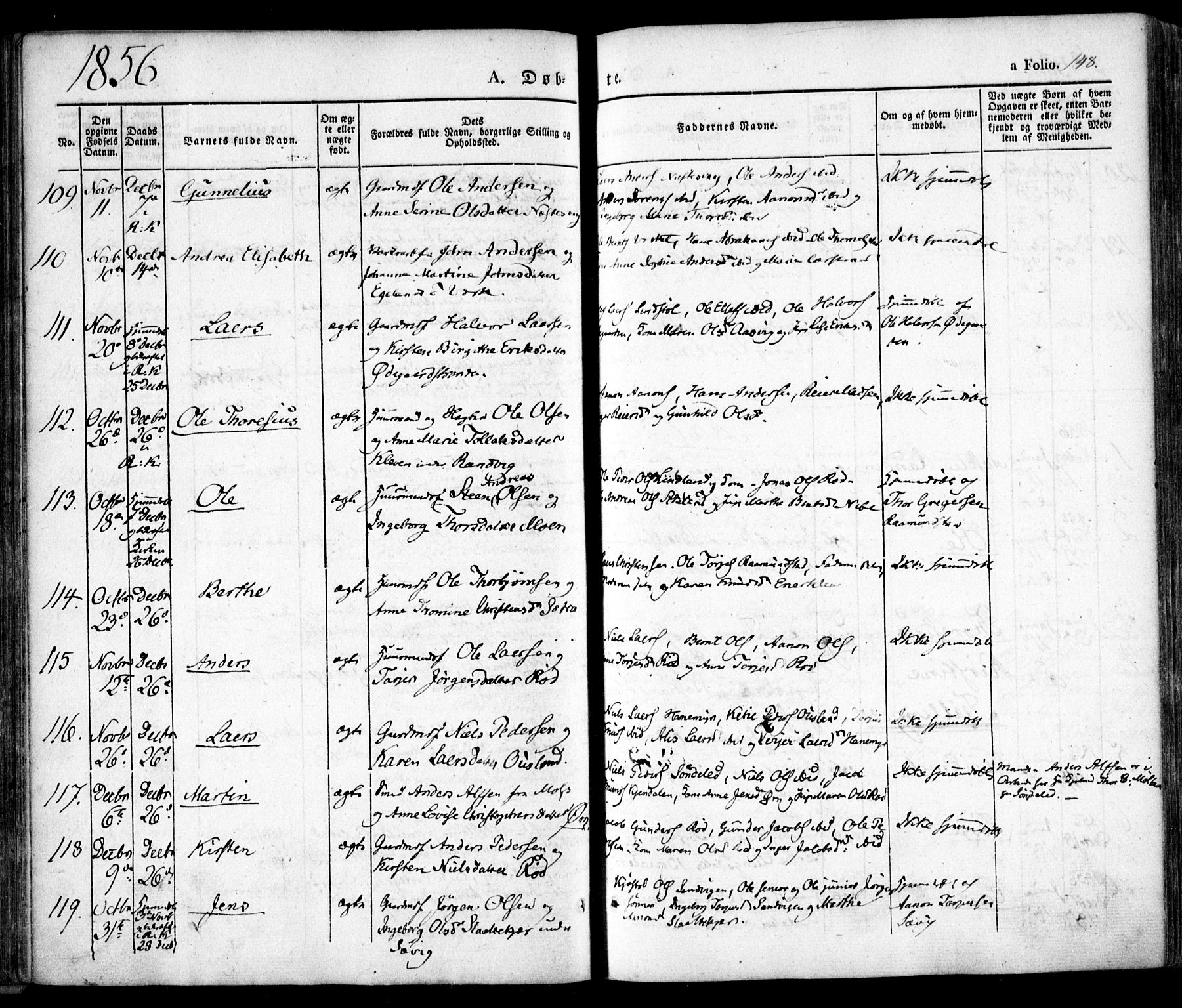 Søndeled sokneprestkontor, AV/SAK-1111-0038/F/Fa/L0002: Parish register (official) no. A 2, 1839-1860, p. 148