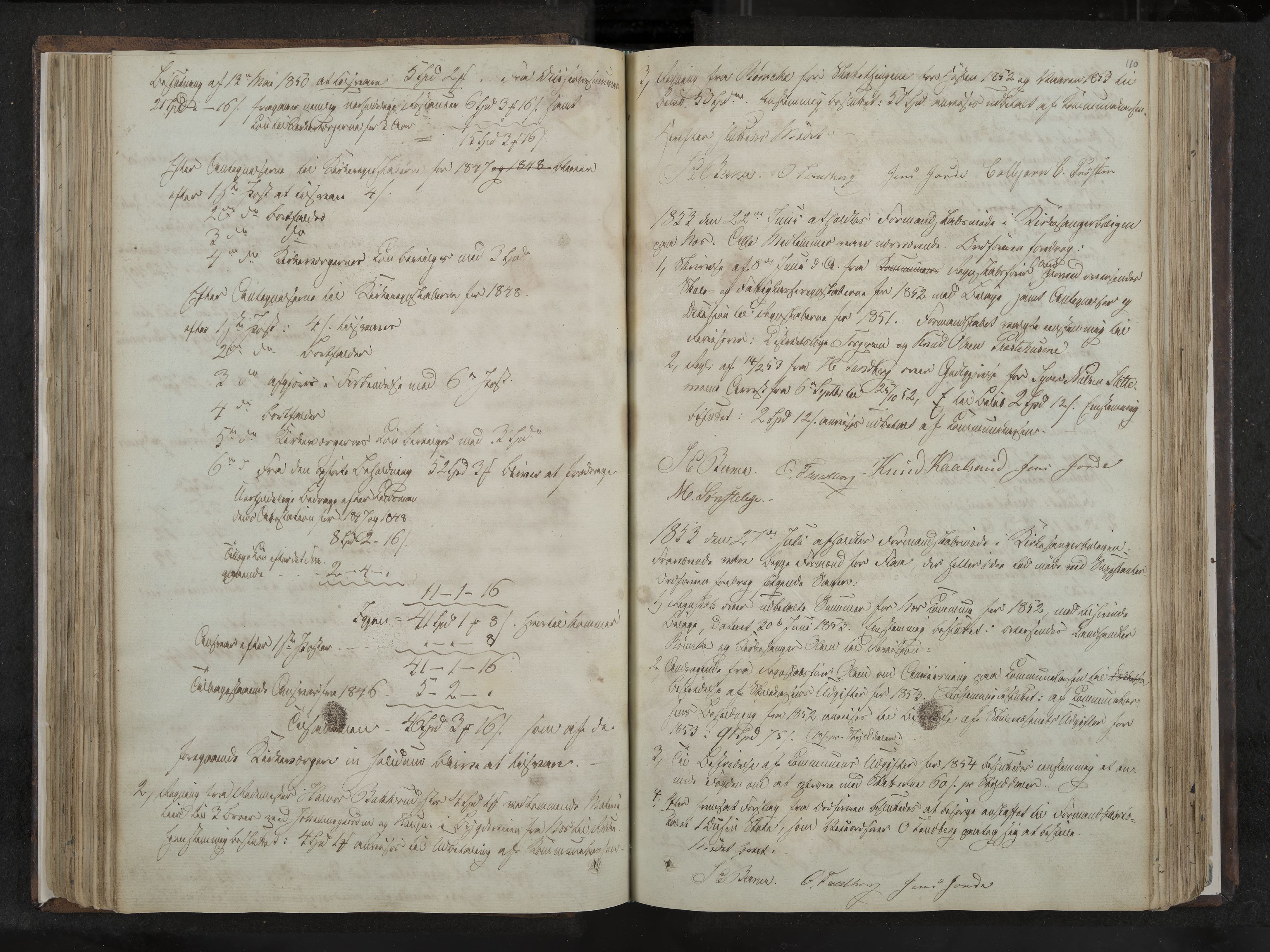 Nes formannskap og sentraladministrasjon, IKAK/0616021-1/A/Aa/L0001: Møtebok med register, 1838-1875, p. 110