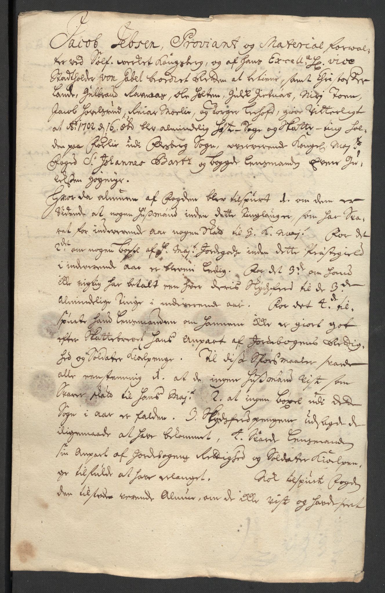 Rentekammeret inntil 1814, Reviderte regnskaper, Fogderegnskap, AV/RA-EA-4092/R24/L1580: Fogderegnskap Numedal og Sandsvær, 1702, p. 180