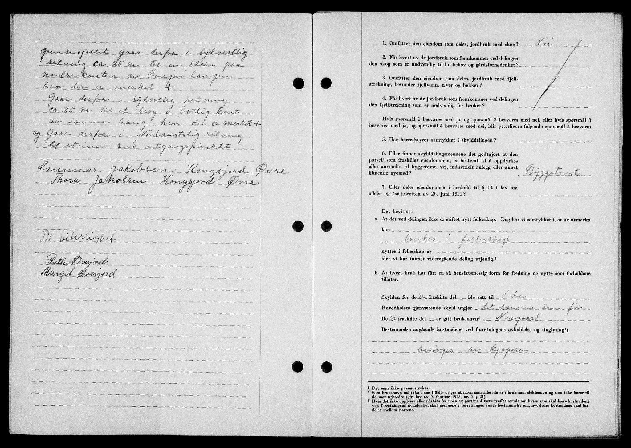 Lofoten sorenskriveri, SAT/A-0017/1/2/2C/L0023a: Mortgage book no. 23a, 1950-1950, Diary no: : 950/1950