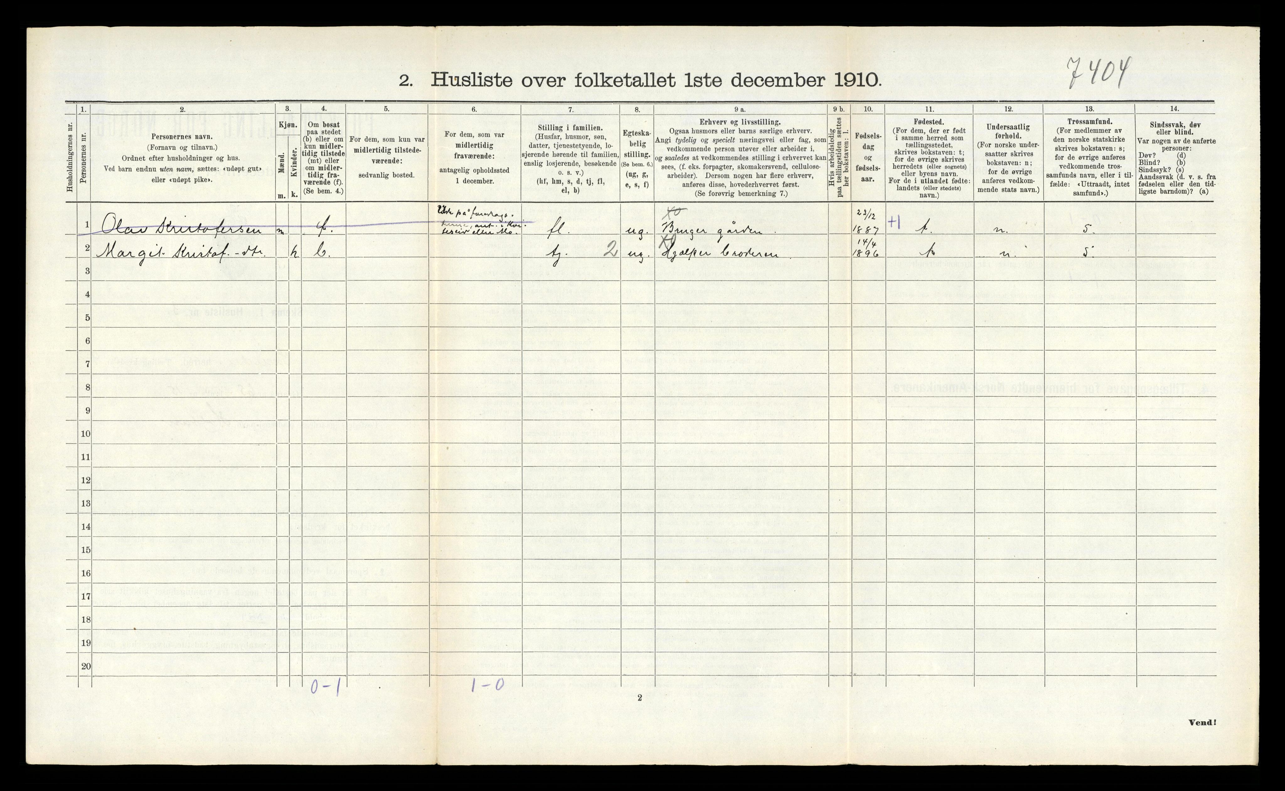 RA, 1910 census for Sauherad, 1910, p. 920