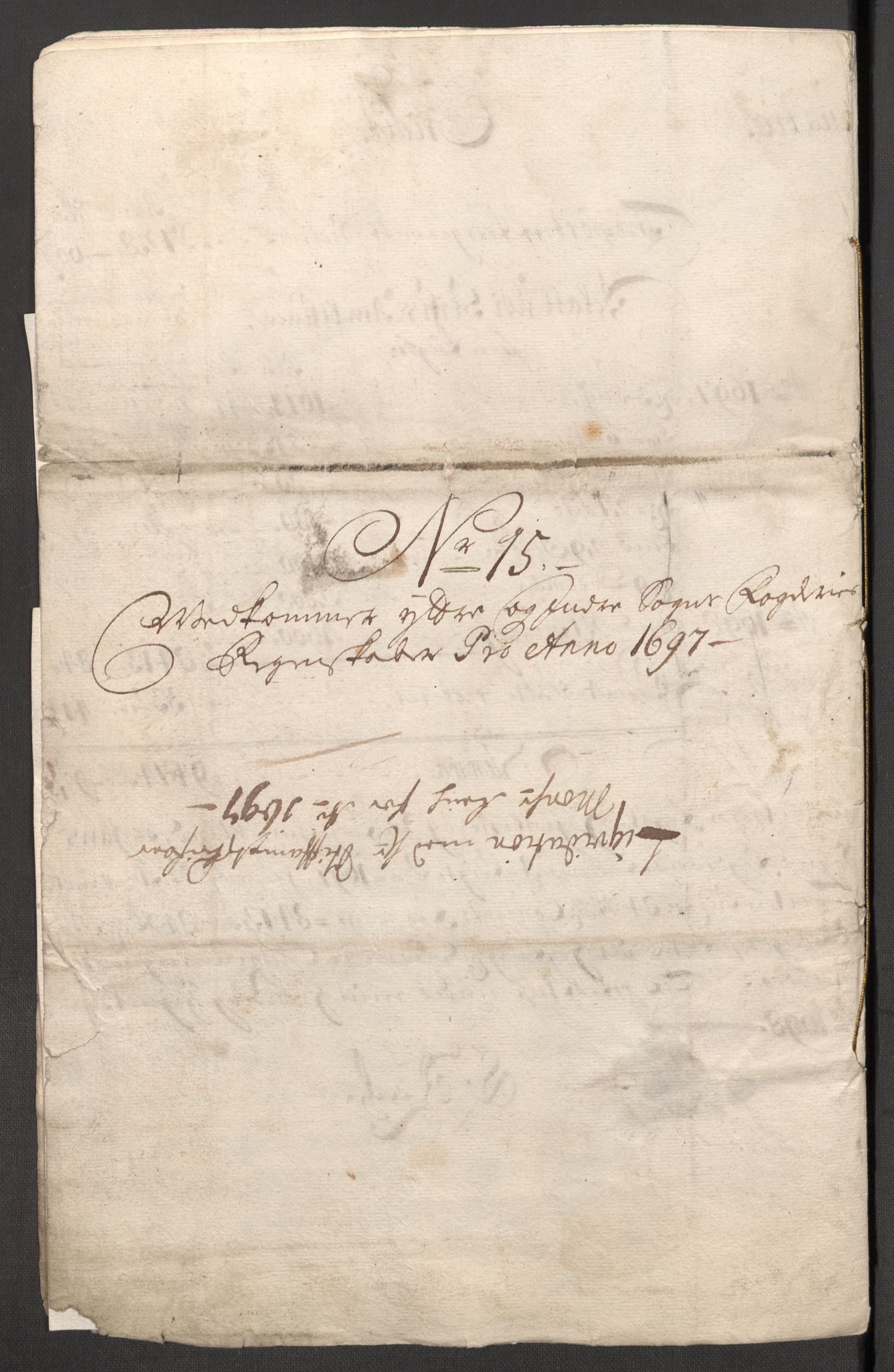 Rentekammeret inntil 1814, Reviderte regnskaper, Fogderegnskap, AV/RA-EA-4092/R52/L3309: Fogderegnskap Sogn, 1696-1697, p. 455