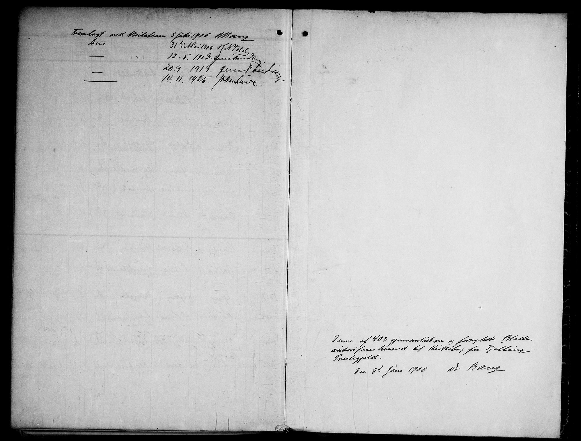 Tjølling kirkebøker, SAKO/A-60/F/Fa/L0010: Parish register (official) no. 10, 1906-1923