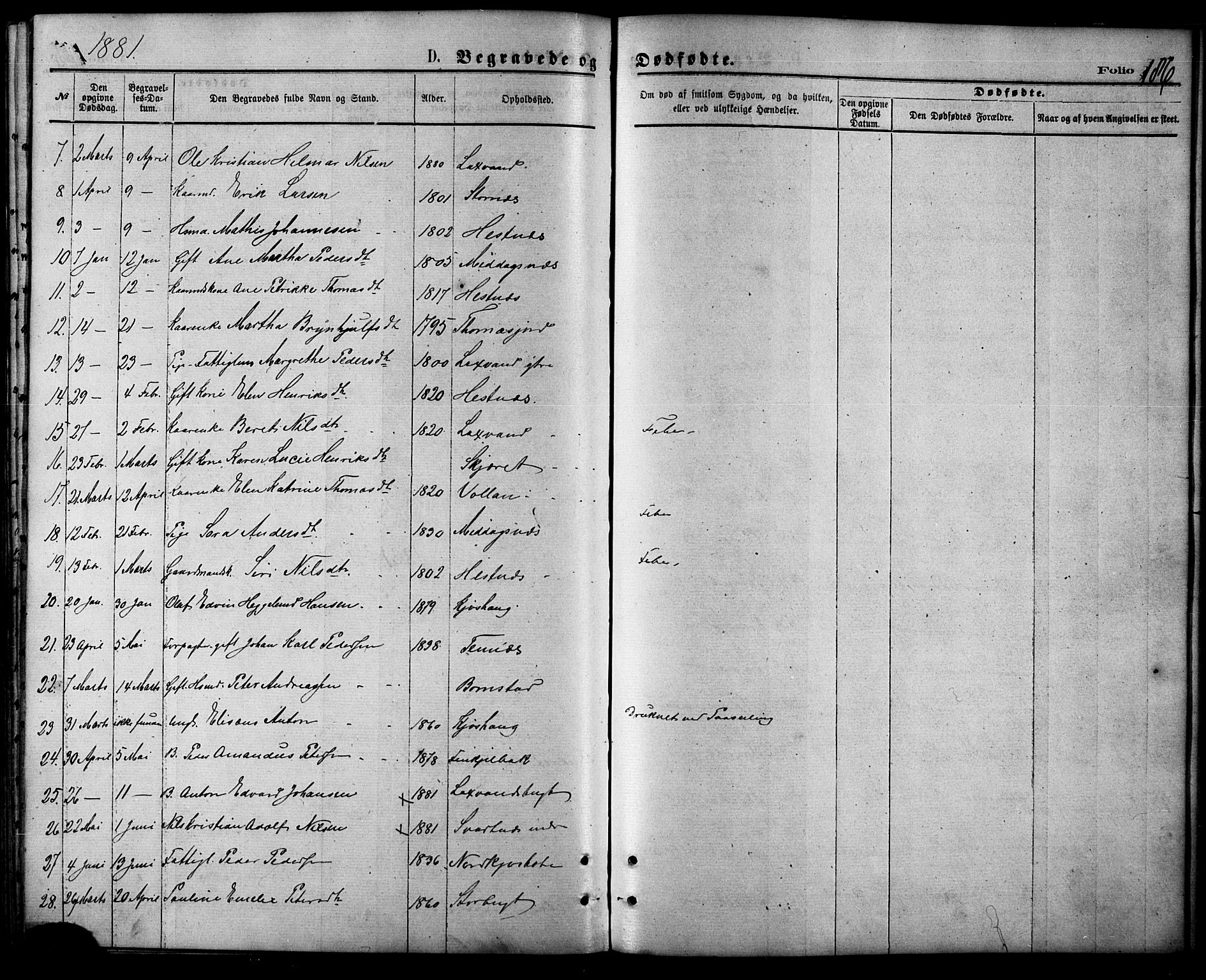 Balsfjord sokneprestembete, SATØ/S-1303/G/Ga/L0004kirke: Parish register (official) no. 4, 1871-1883, p. 186
