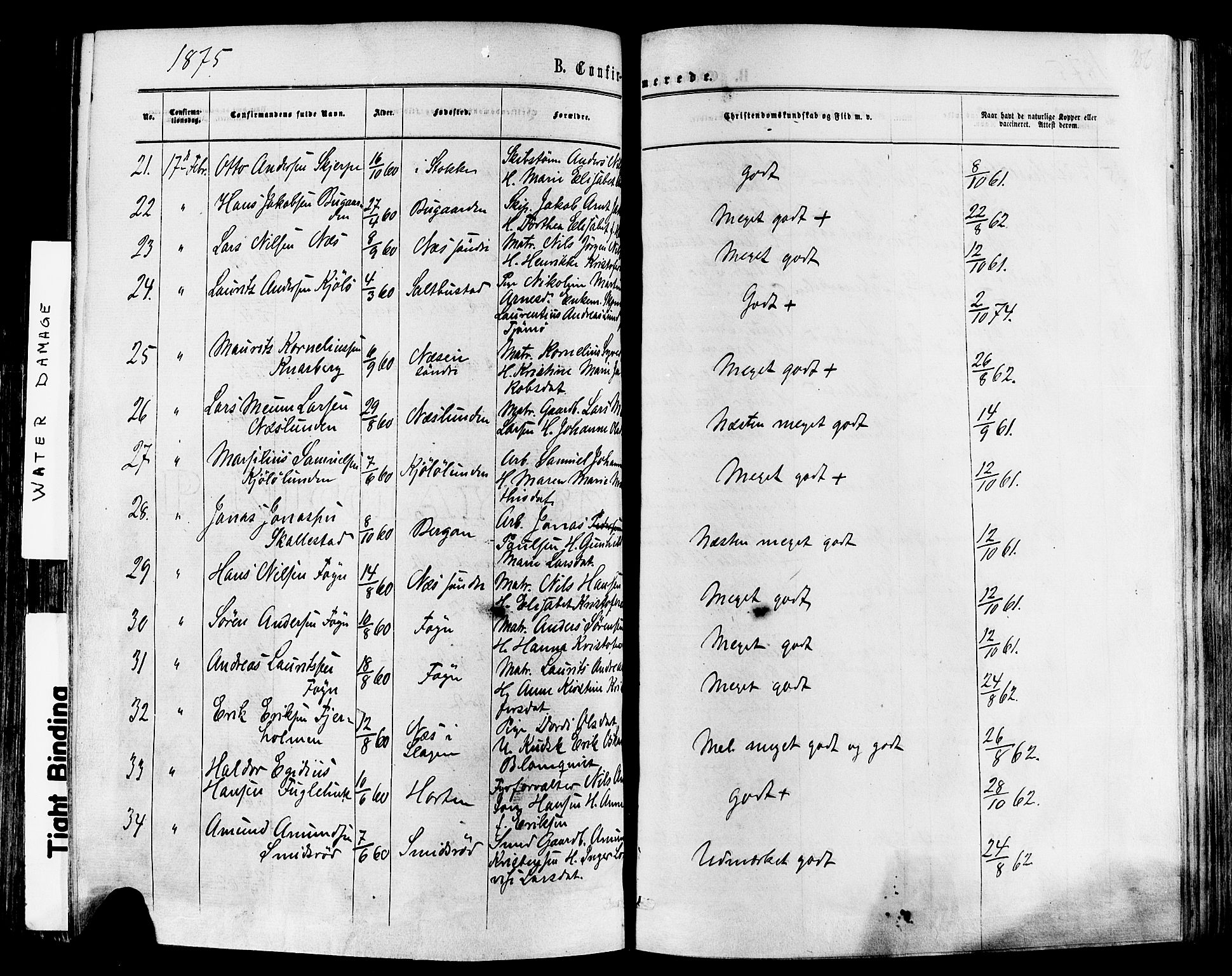Nøtterøy kirkebøker, SAKO/A-354/F/Fa/L0007: Parish register (official) no. I 7, 1865-1877, p. 256