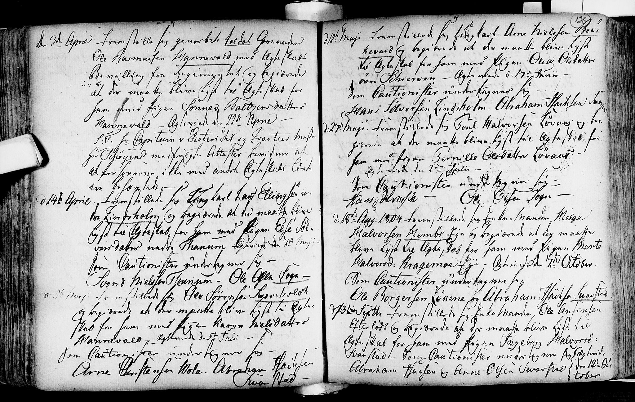 Lardal kirkebøker, AV/SAKO-A-350/F/Fa/L0004: Parish register (official) no. i 4, 1733-1815, p. 136