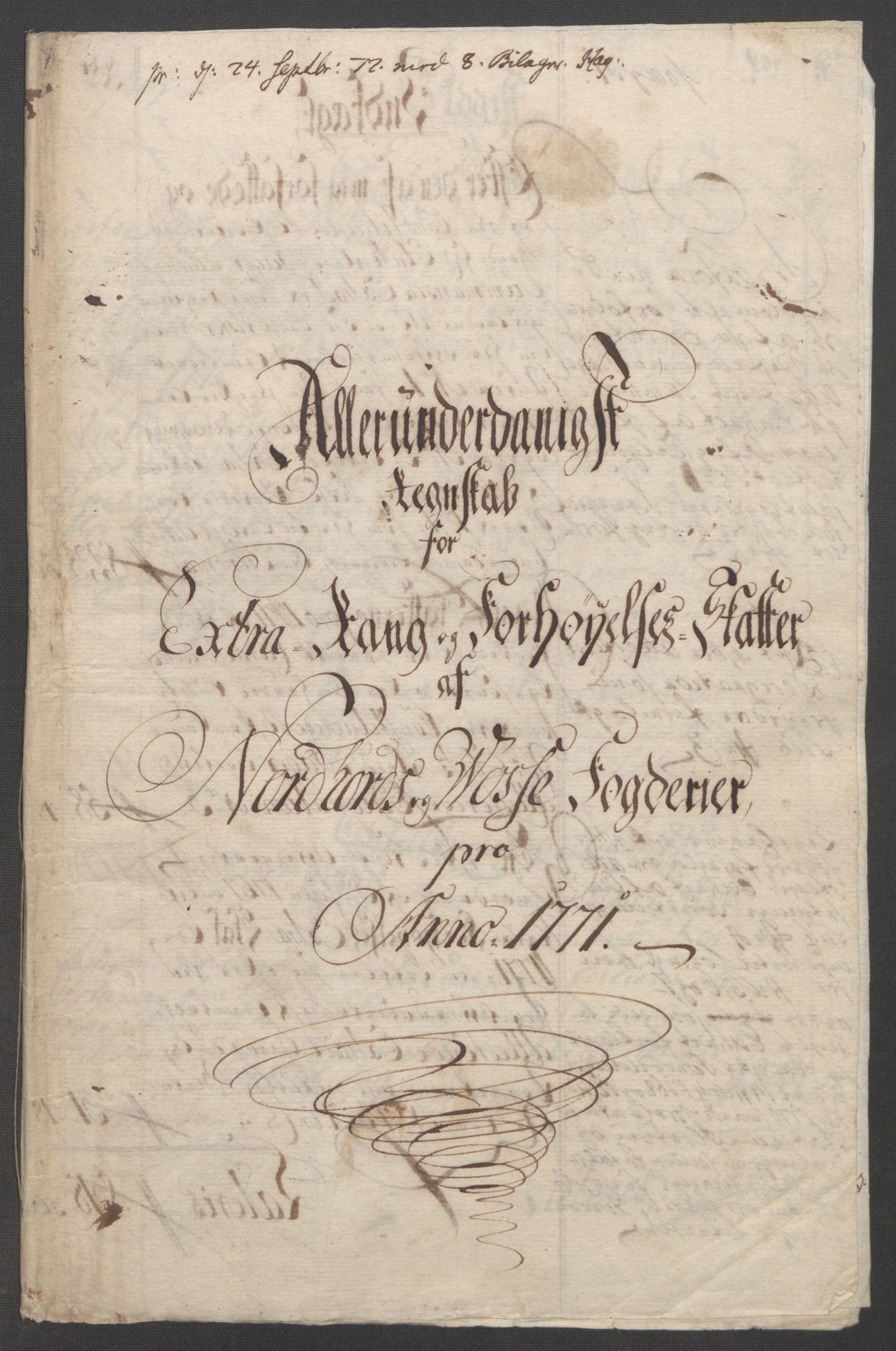 Rentekammeret inntil 1814, Reviderte regnskaper, Fogderegnskap, RA/EA-4092/R51/L3303: Ekstraskatten Nordhordland og Voss, 1762-1772, p. 582