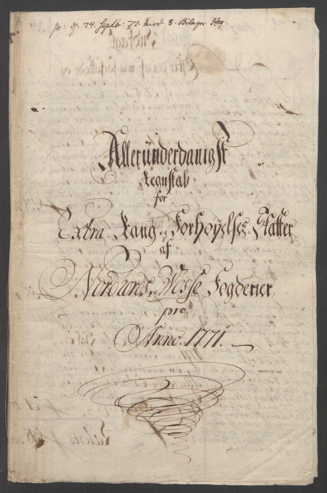 Rentekammeret inntil 1814, Reviderte regnskaper, Fogderegnskap, AV/RA-EA-4092/R51/L3303: Ekstraskatten Nordhordland og Voss, 1762-1772, p. 582