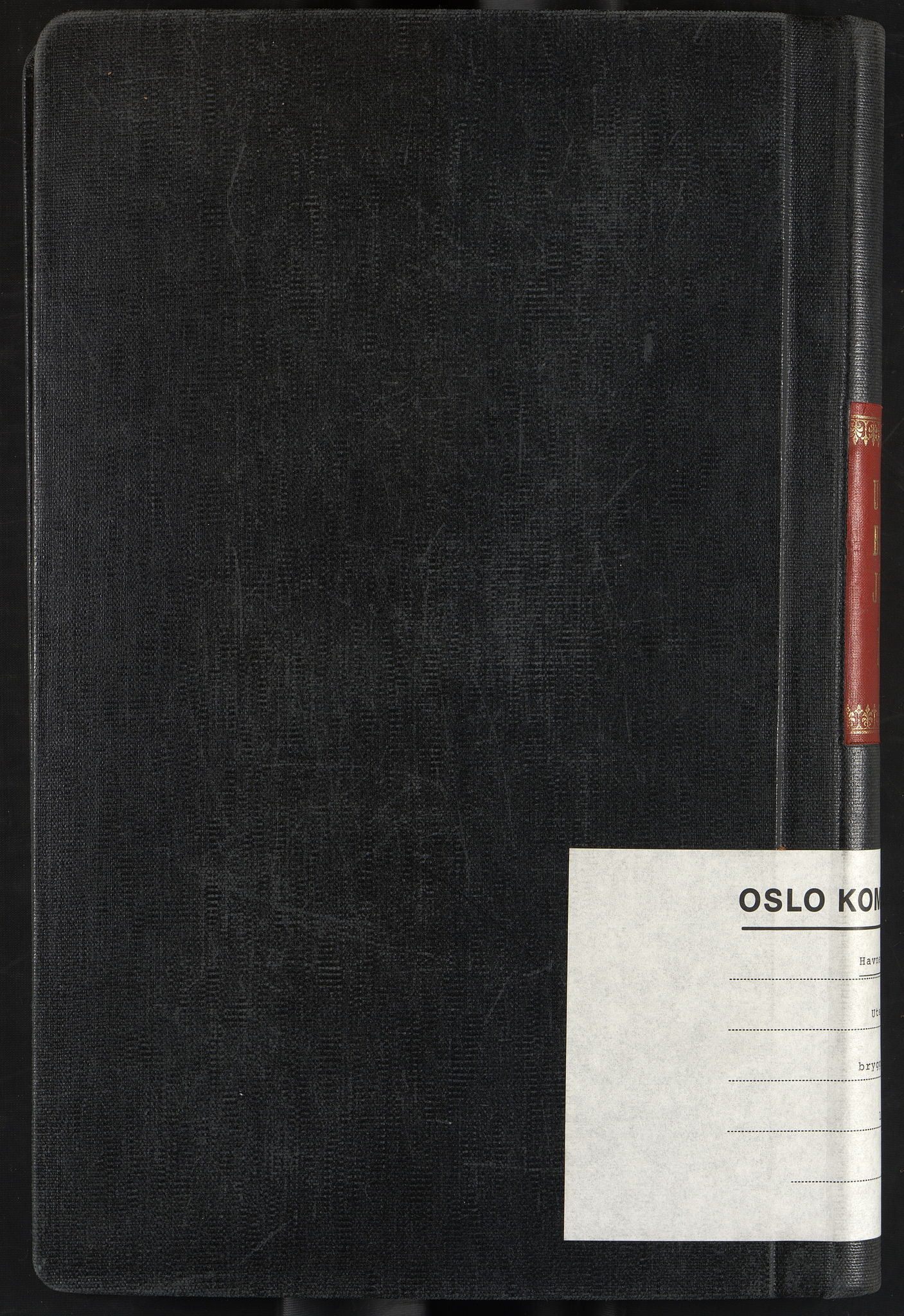 Oslo havnevesen, OBA/A-20074/Fa/Fac/L0055: Utenriks bryggejournal, 1941