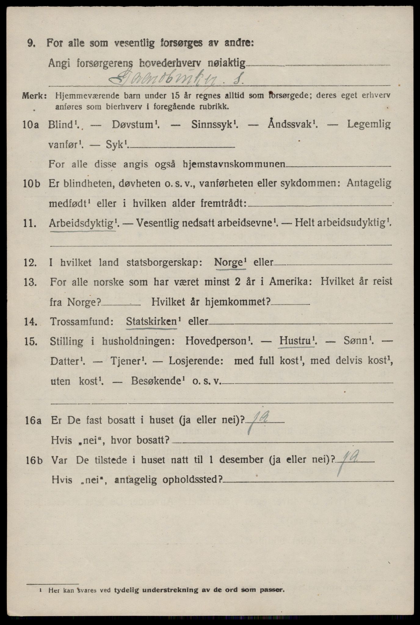 SAST, 1920 census for Vikedal, 1920, p. 3762