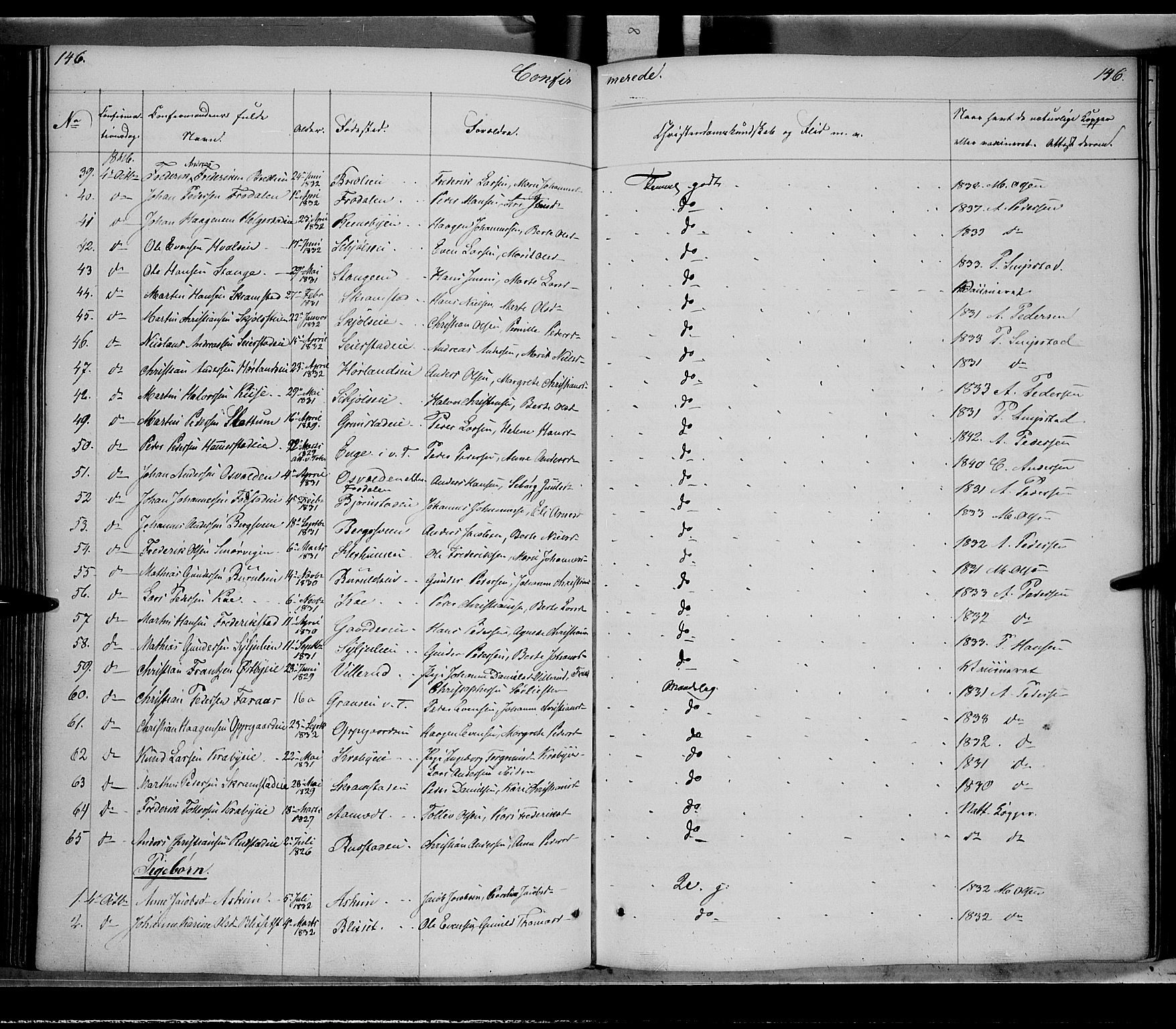 Østre Toten prestekontor, AV/SAH-PREST-104/H/Ha/Haa/L0002: Parish register (official) no. 2, 1840-1847, p. 146