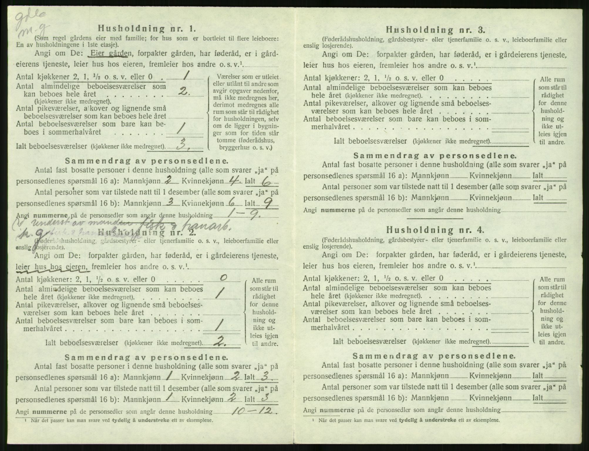 SAT, 1920 census for Ørsta, 1920, p. 693