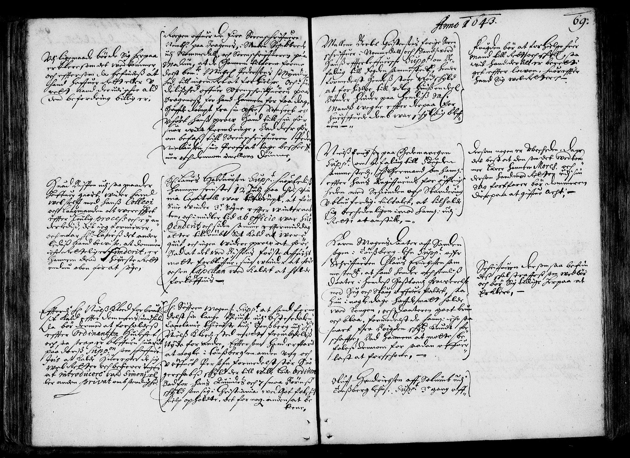 Stattholderembetet 1572-1771, AV/RA-EA-2870/Ac/L0001: Supplikasjons- og resolusjonsprotokoll, 1642-1650, p. 68b-69a