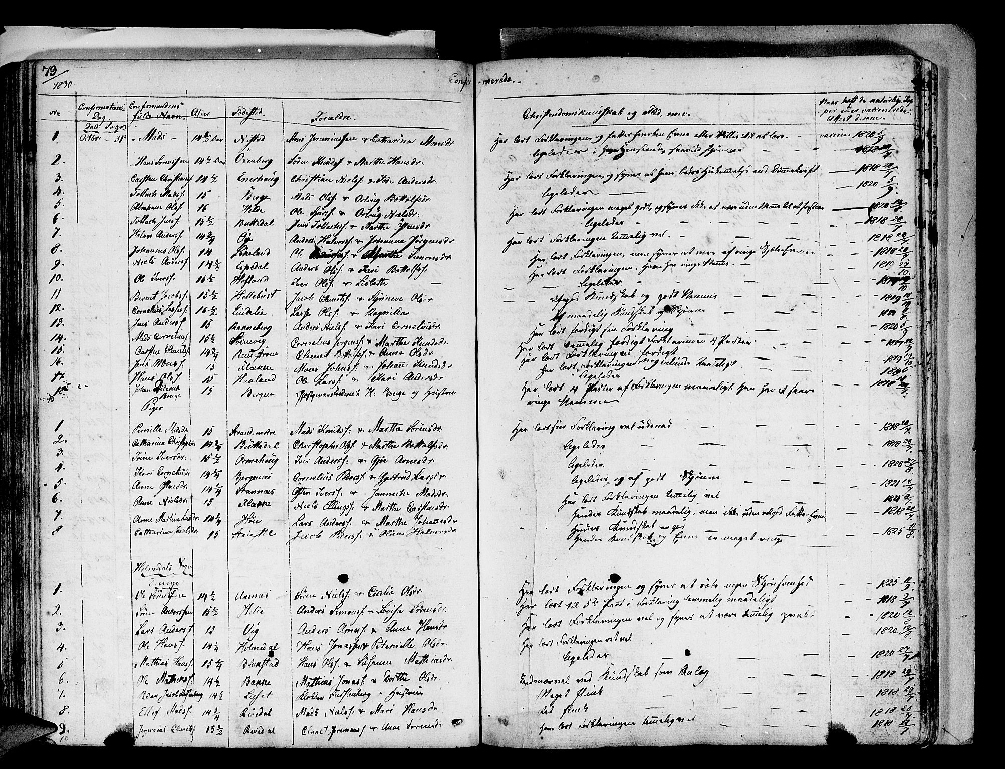 Fjaler sokneprestembete, SAB/A-79801/H/Haa/Haaa/L0005: Parish register (official) no. A 5, 1821-1835, p. 73