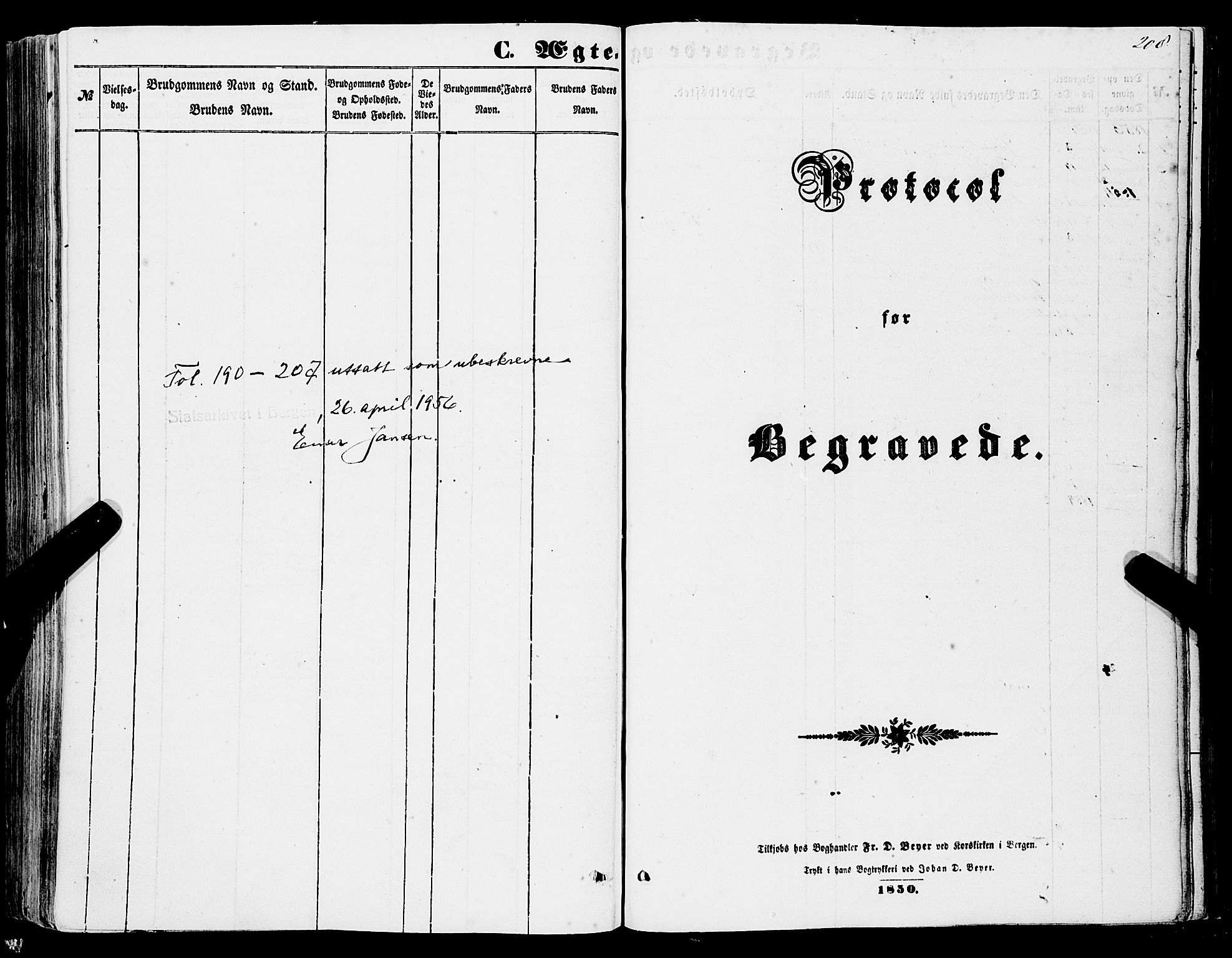 Ullensvang sokneprestembete, SAB/A-78701/H/Haa: Parish register (official) no. A 11, 1854-1866, p. 208