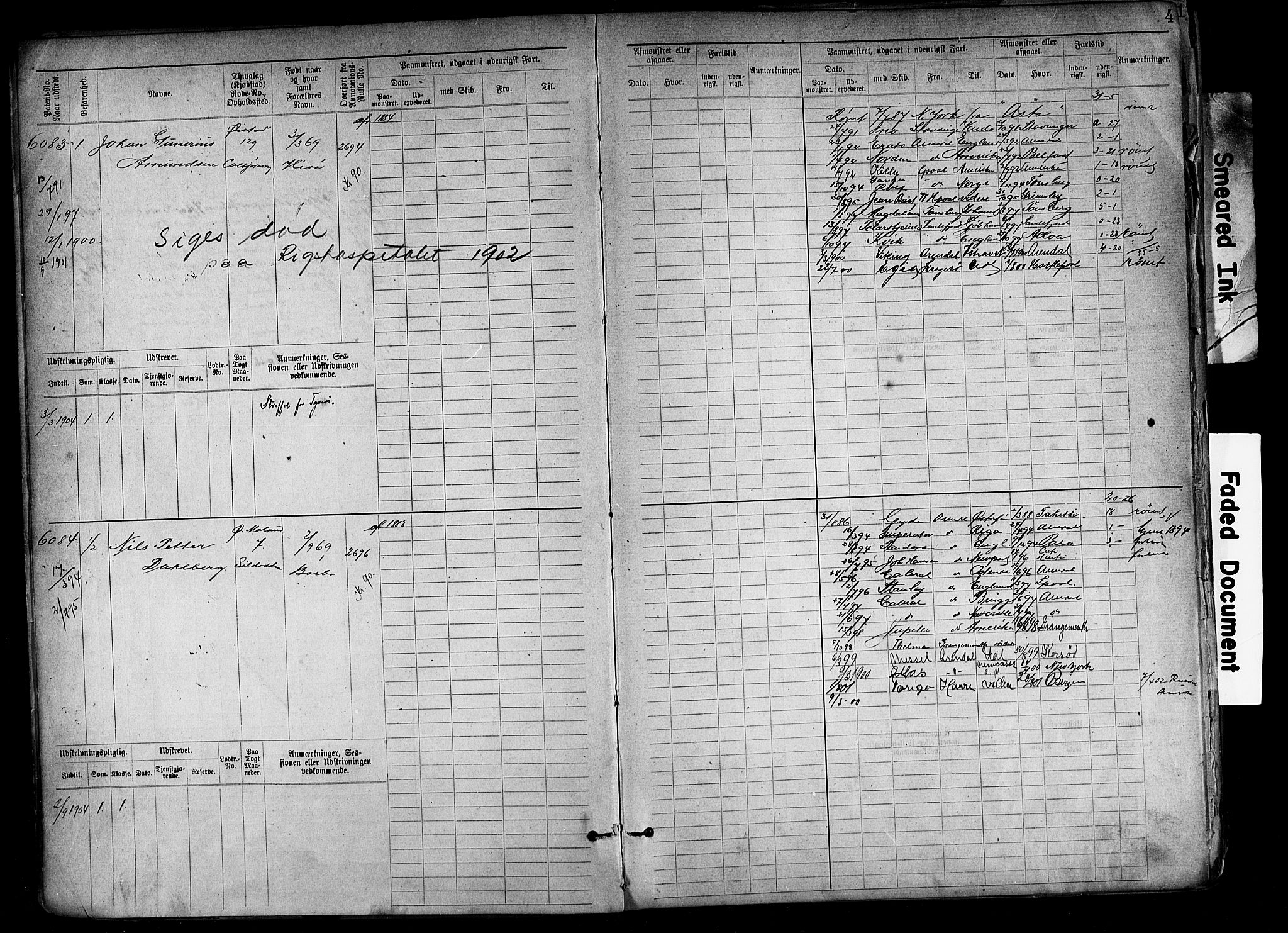 Arendal mønstringskrets, AV/SAK-2031-0012/F/Fb/L0018: Hovedrulle A nr 6077-6849, S-16, 1892-1894, p. 5