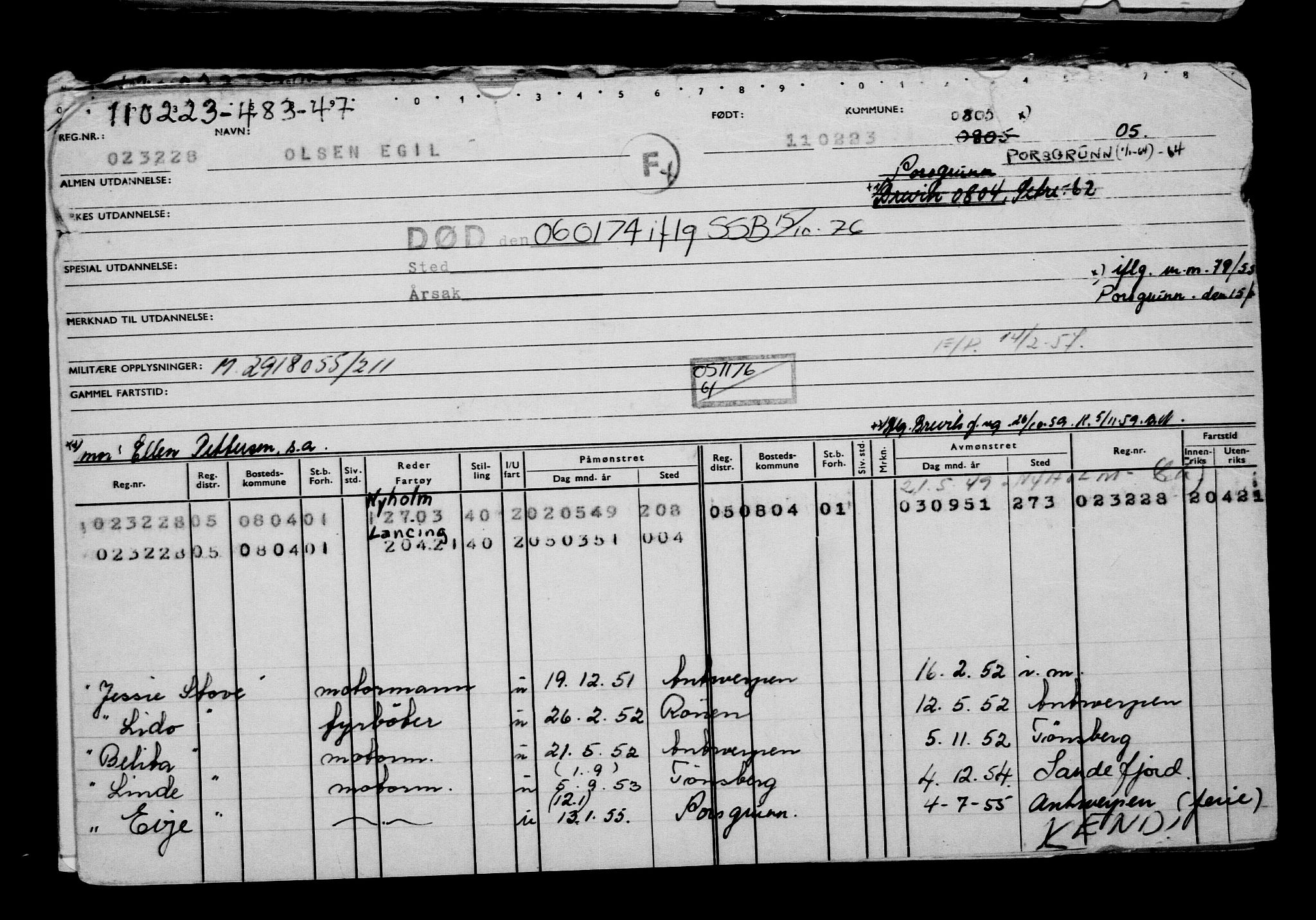 Direktoratet for sjømenn, AV/RA-S-3545/G/Gb/L0215: Hovedkort, 1923, p. 270