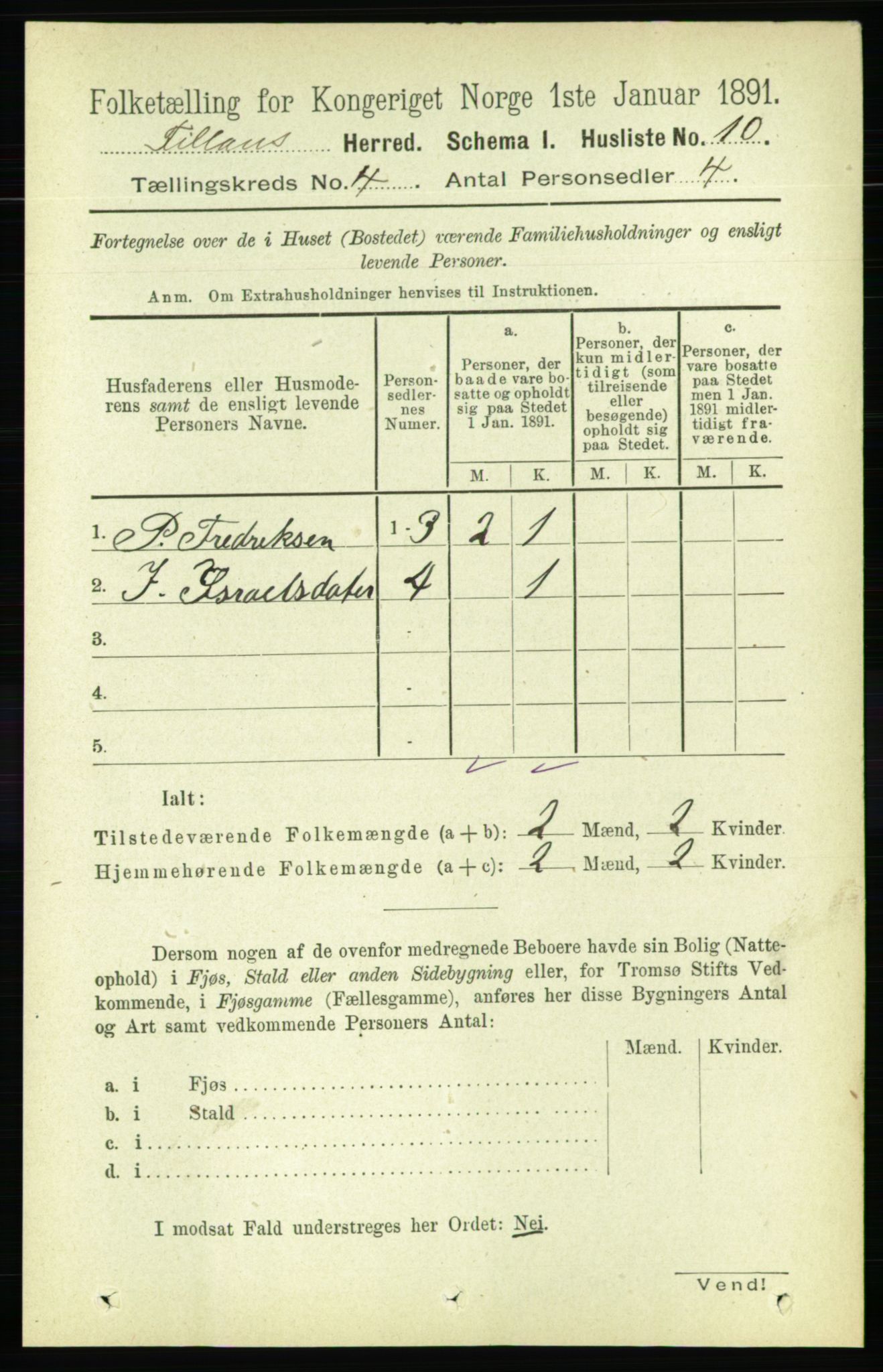 RA, 1891 census for 1616 Fillan, 1891, p. 630