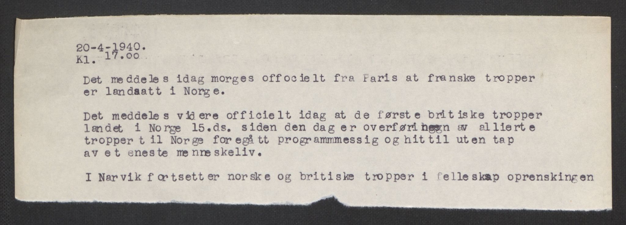 Forsvaret, Forsvarets krigshistoriske avdeling, AV/RA-RAFA-2017/Y/Yb/L0098: II-C-11-400  -  4. Divisjon., 1940, p. 338