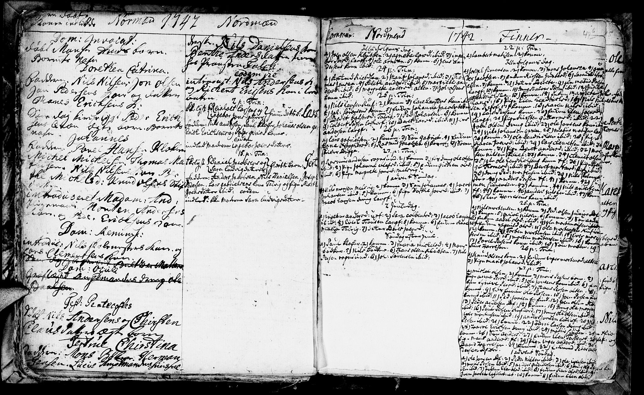 Talvik sokneprestkontor, SATØ/S-1337/H/Ha/L0003kirke: Parish register (official) no. 3, 1735-1752, p. 44b